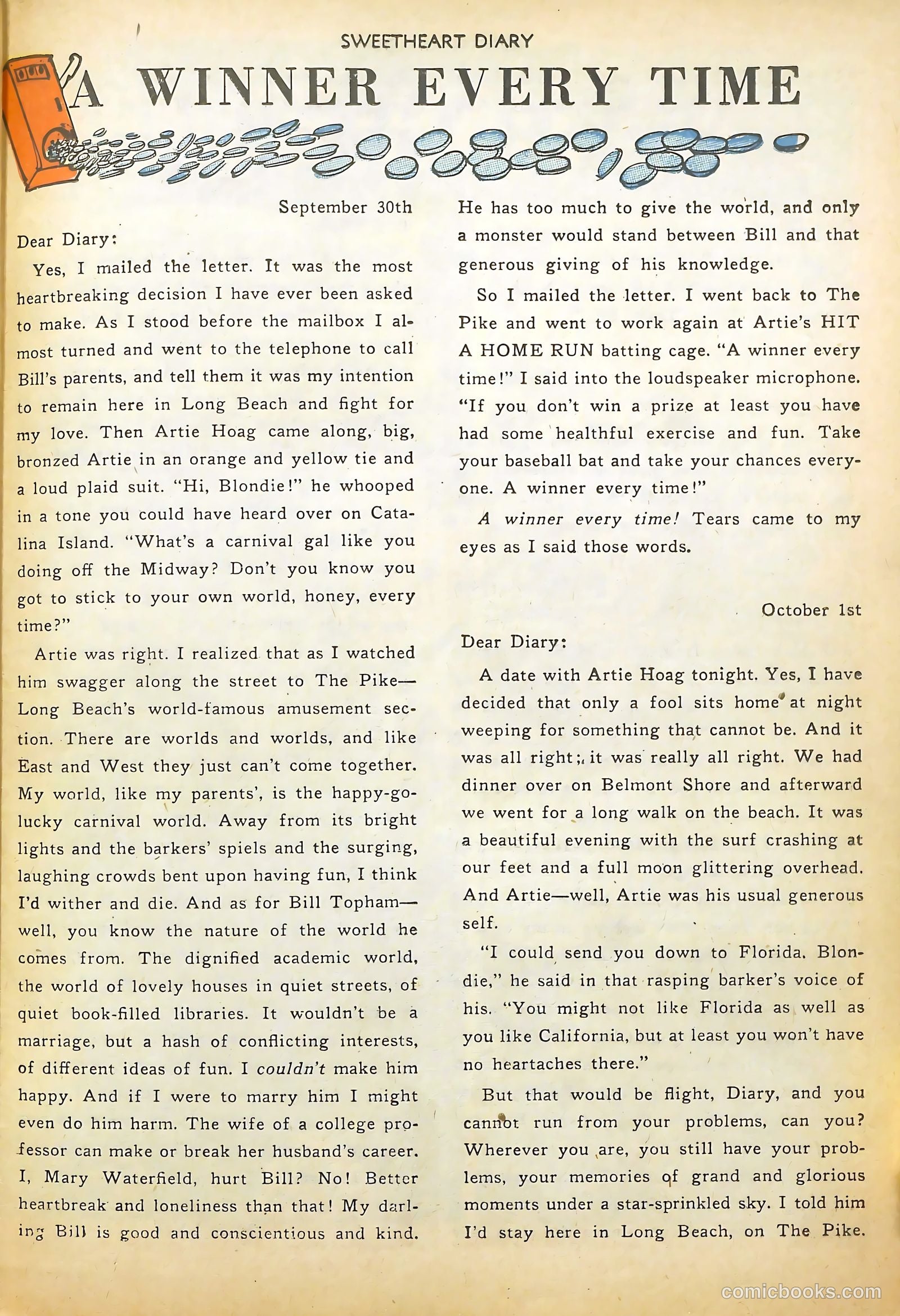 Sweetheart Diary #3 (1950) — page 25 of 36
