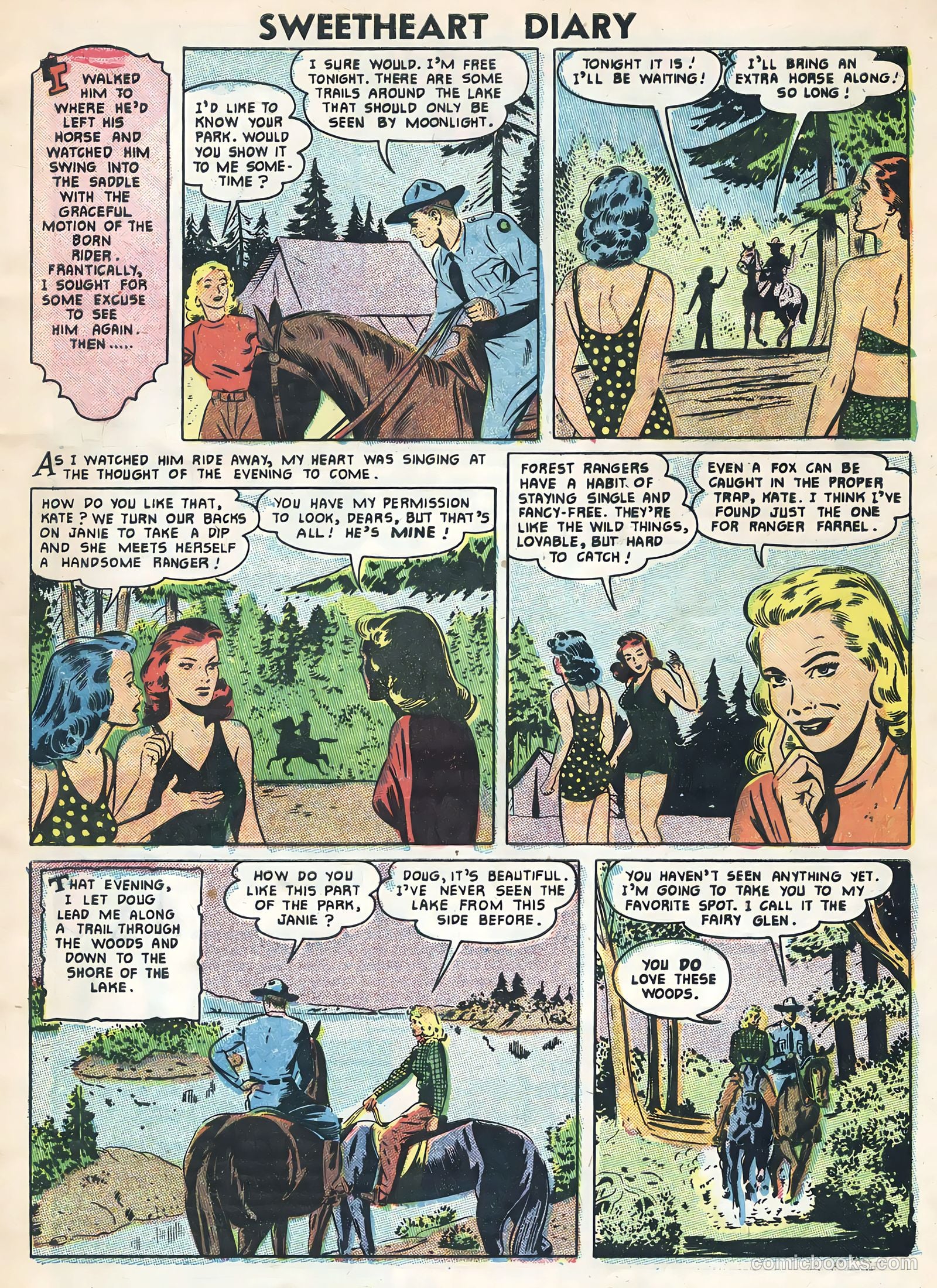 Sweetheart Diary #32 (1955) — page 5 of 36