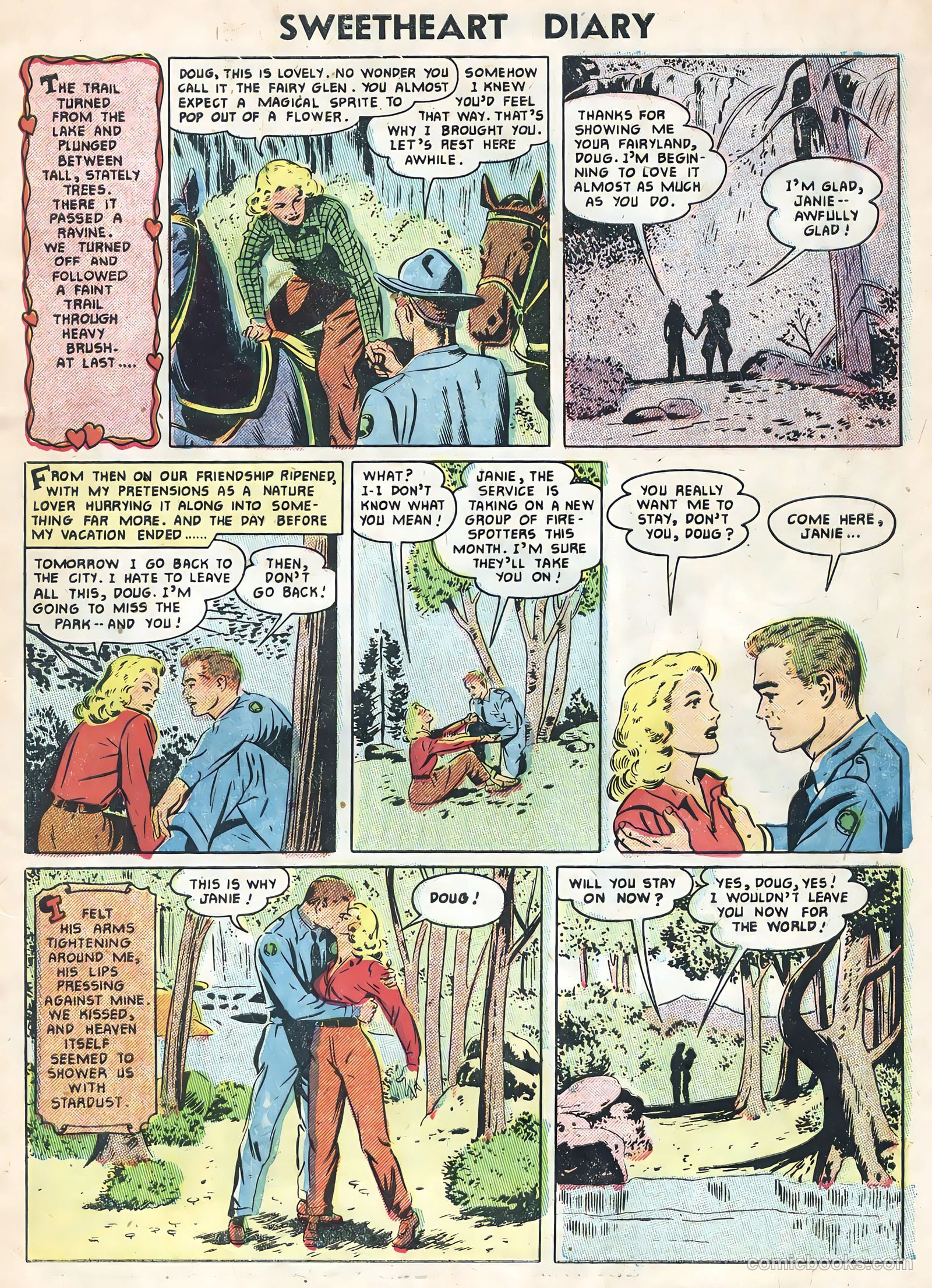 Sweetheart Diary #32 (1955) — page 7 of 36