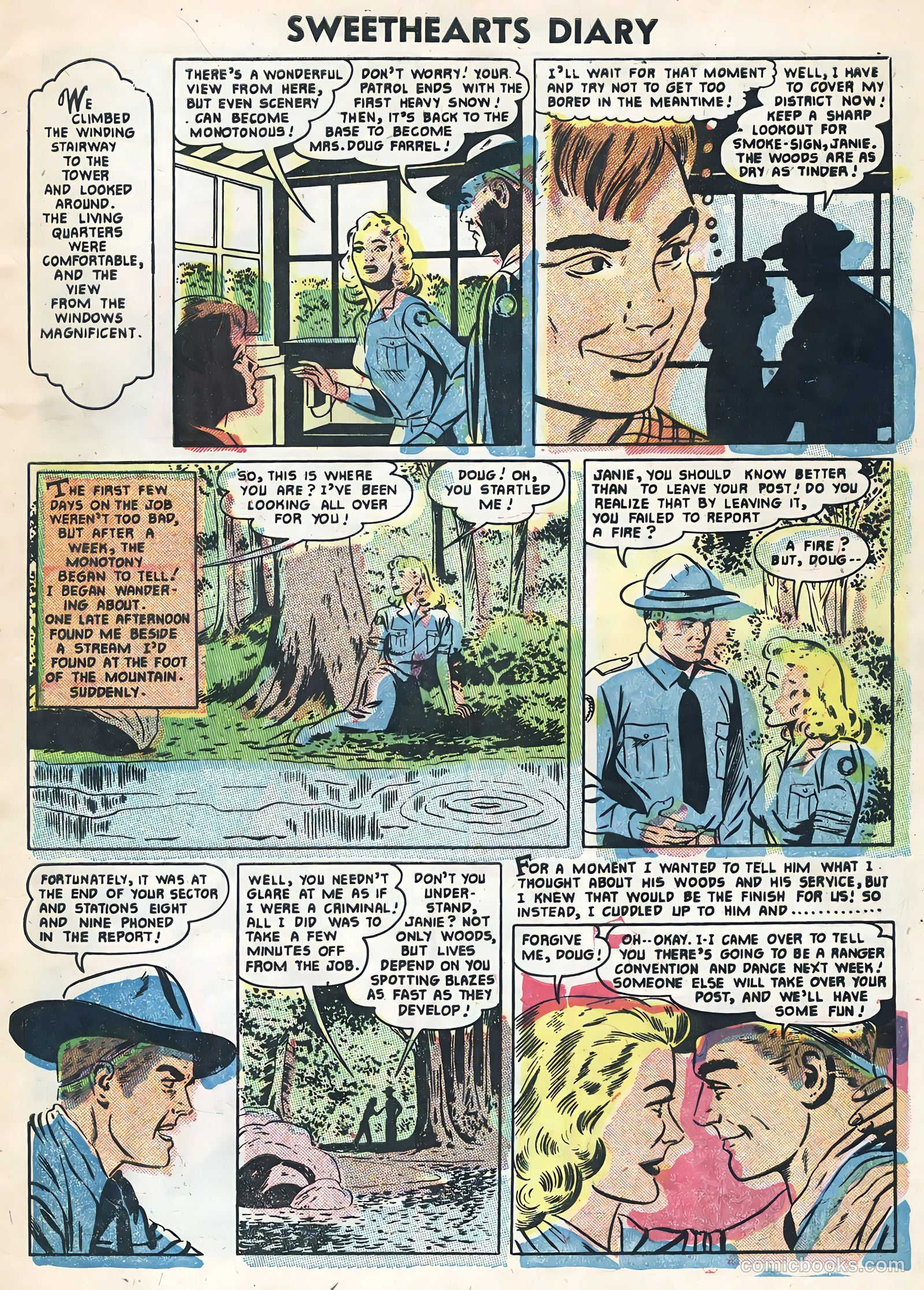 Sweetheart Diary #32 (1955) — page 9 of 36