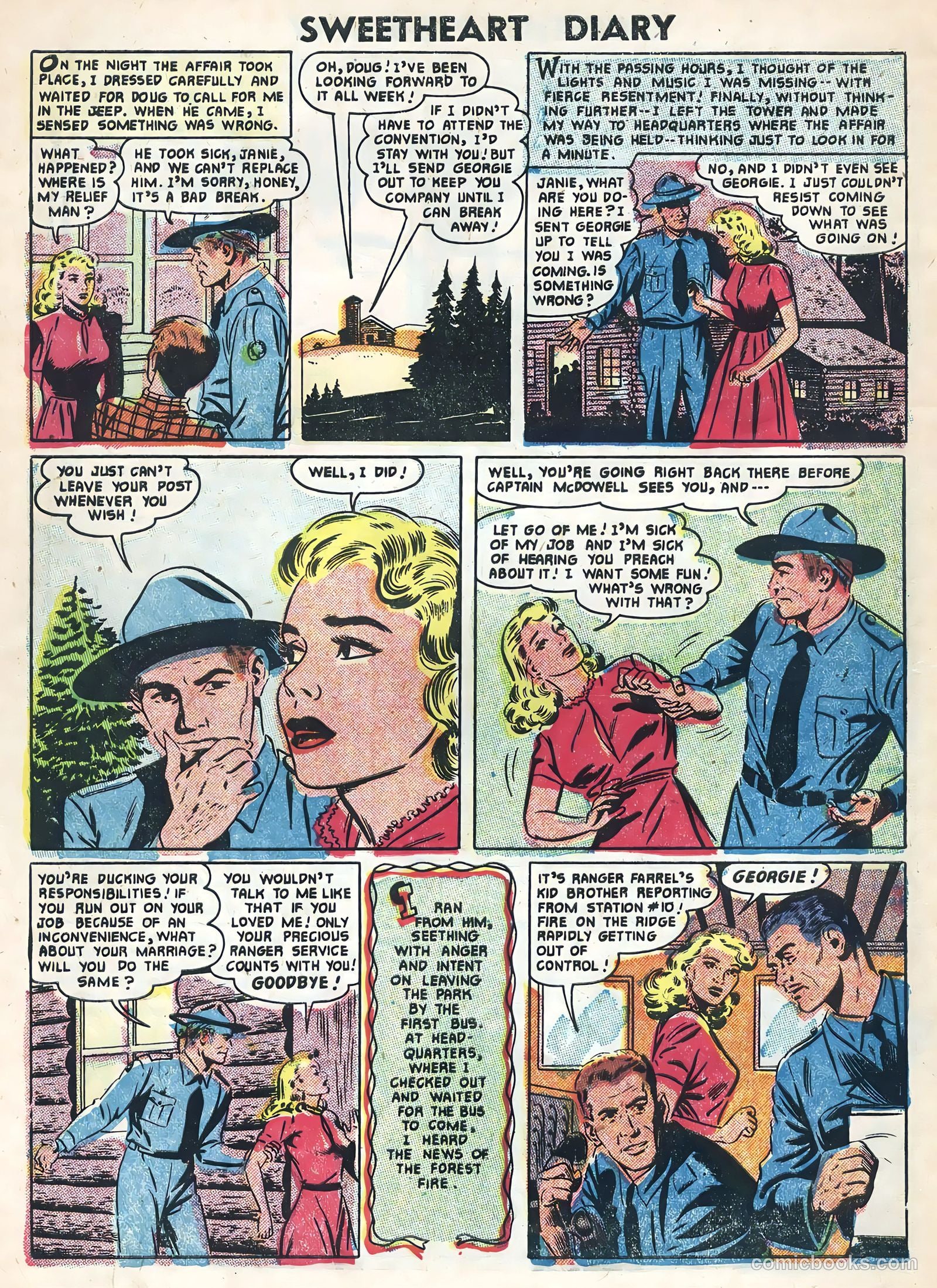 Sweetheart Diary #32 (1955) — page 10 of 36