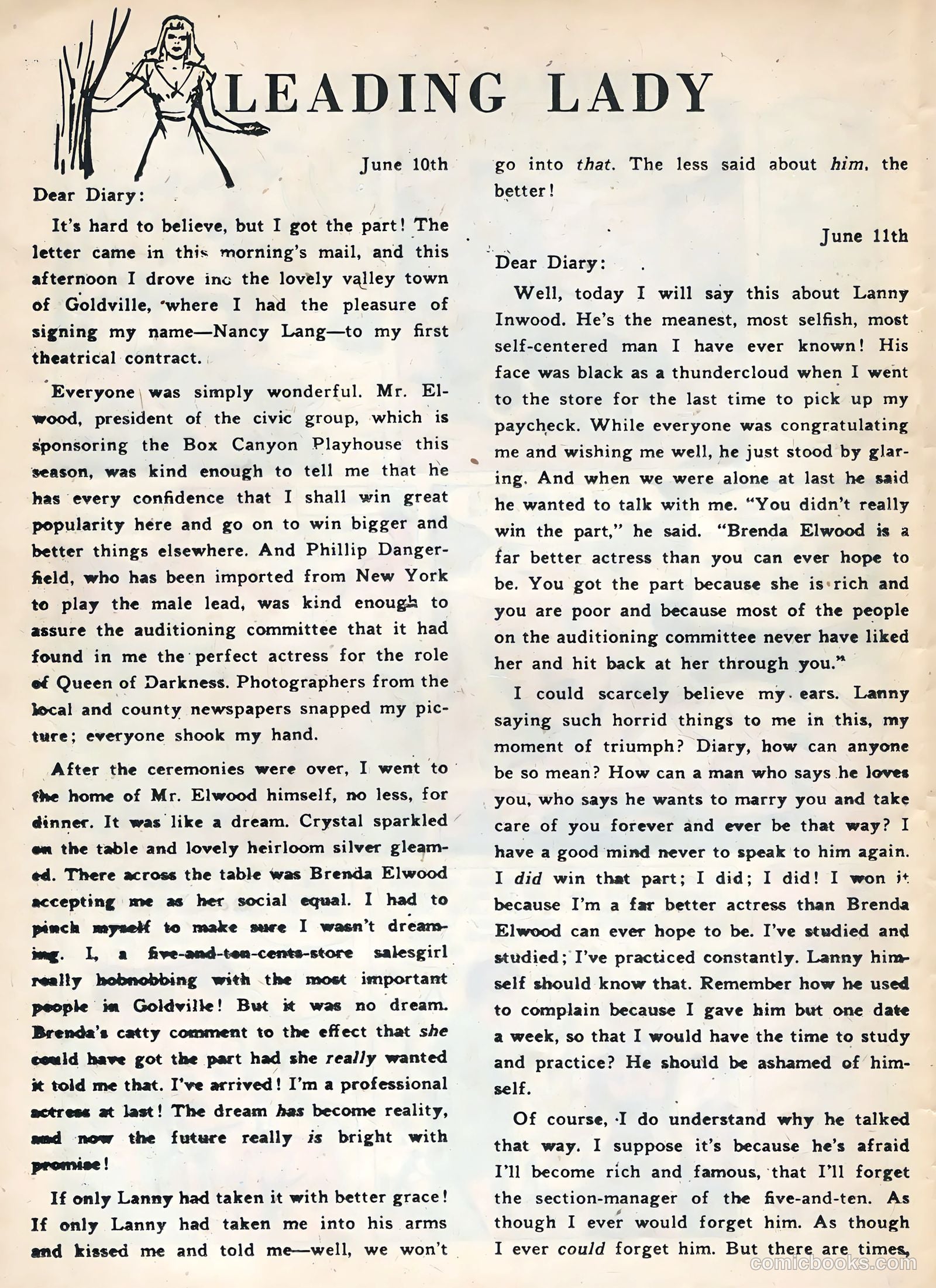 Sweetheart Diary #32 (1955) — page 12 of 36