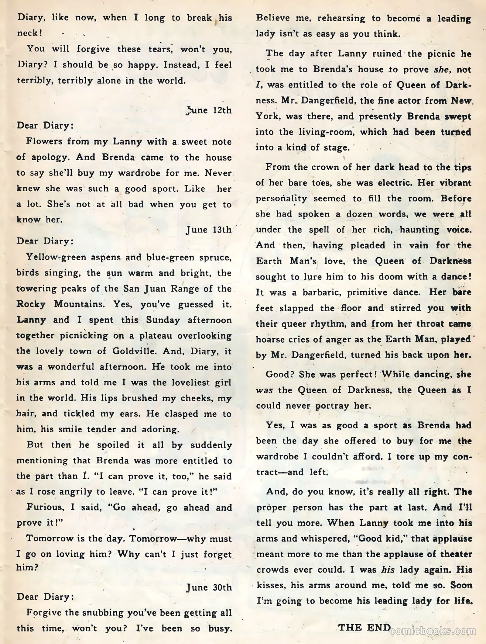Sweetheart Diary #32 (1955) — page 13 of 36