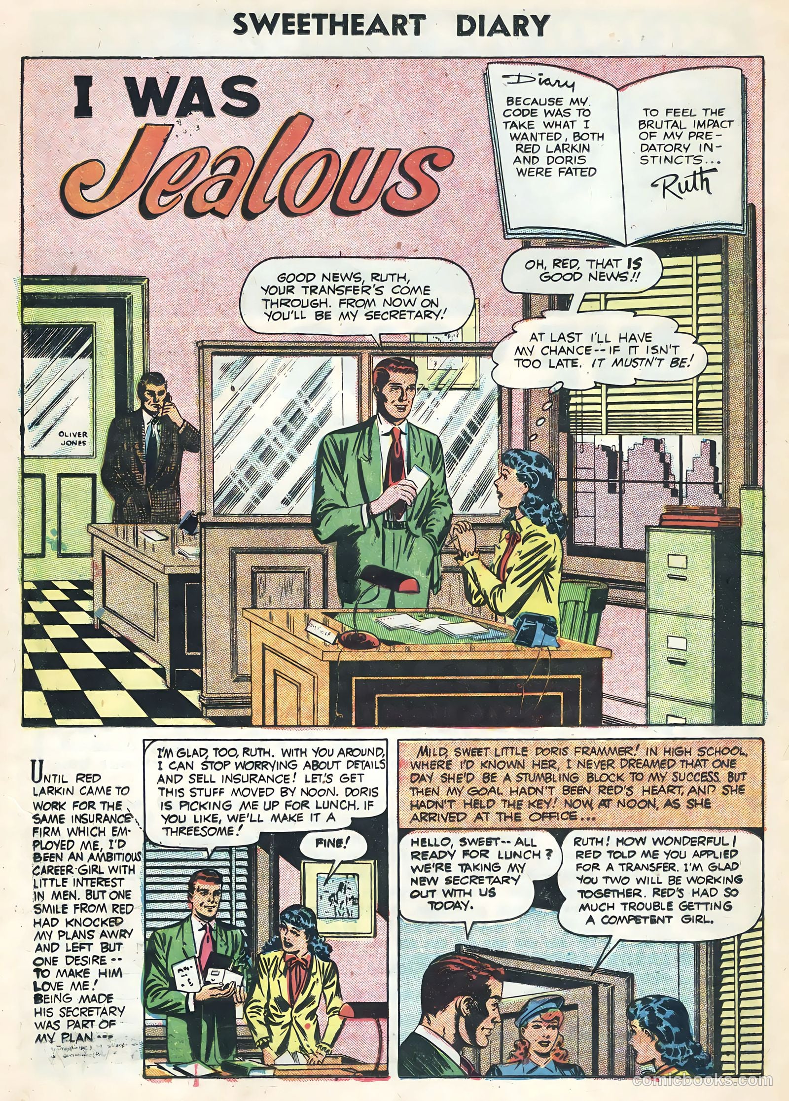 Sweetheart Diary #32 (1955) — page 16 of 36