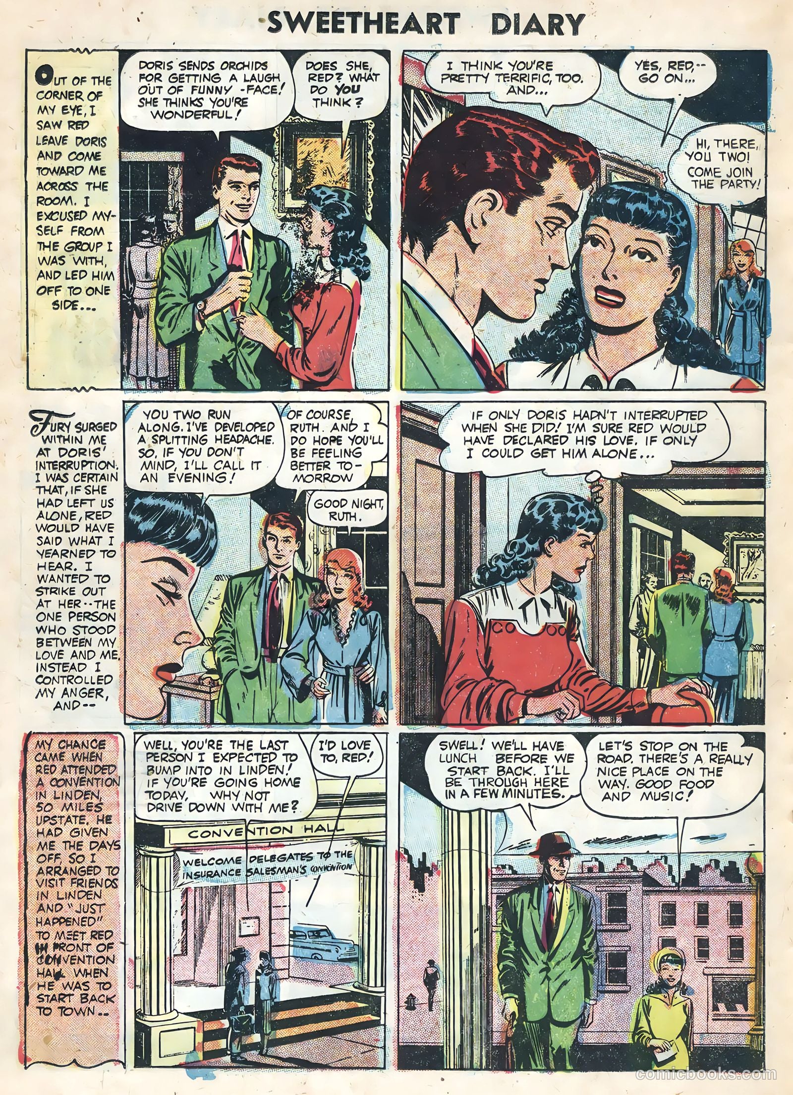 Sweetheart Diary #32 (1955) — page 18 of 36