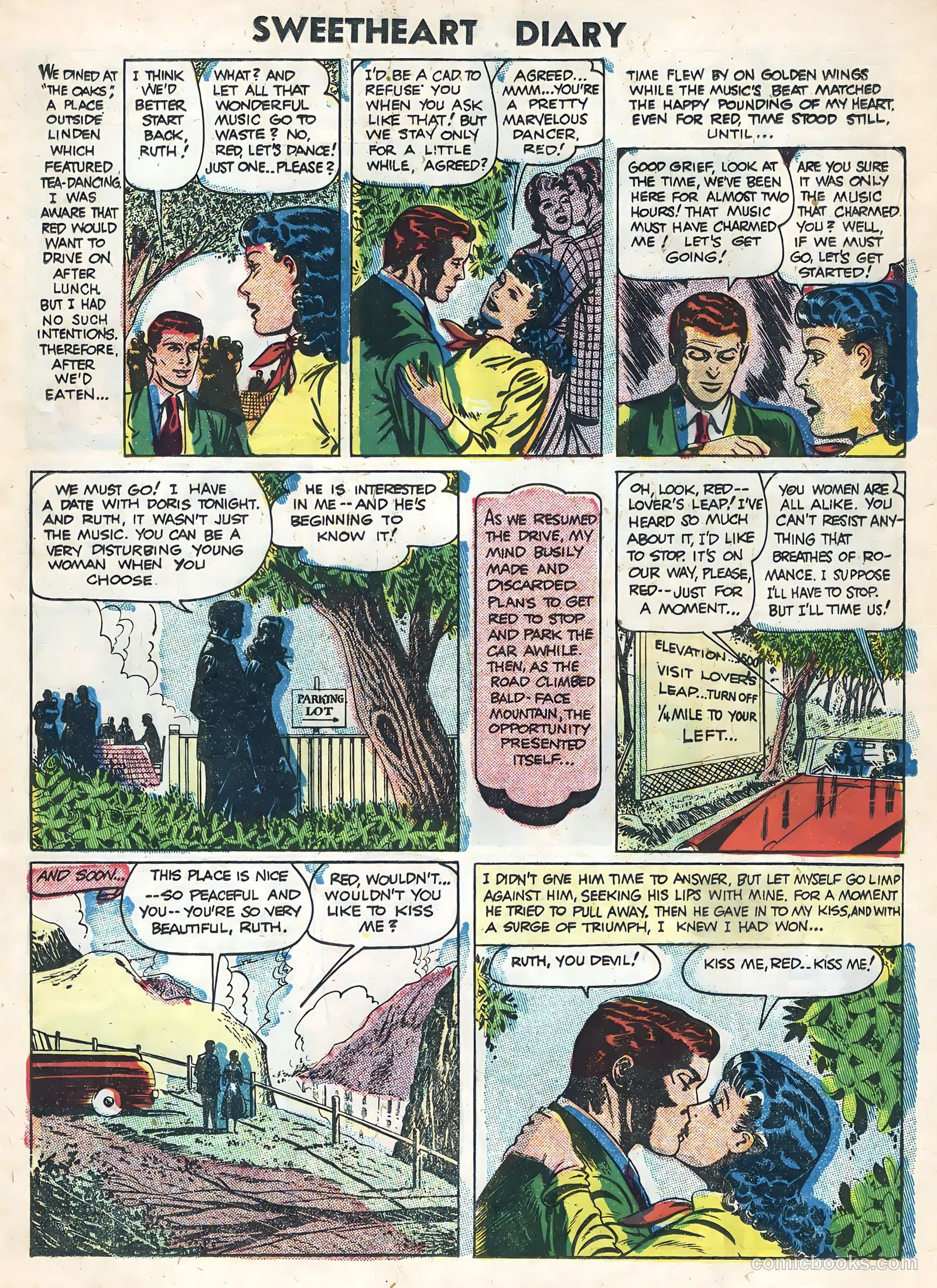 Sweetheart Diary #32 (1955) — page 19 of 36