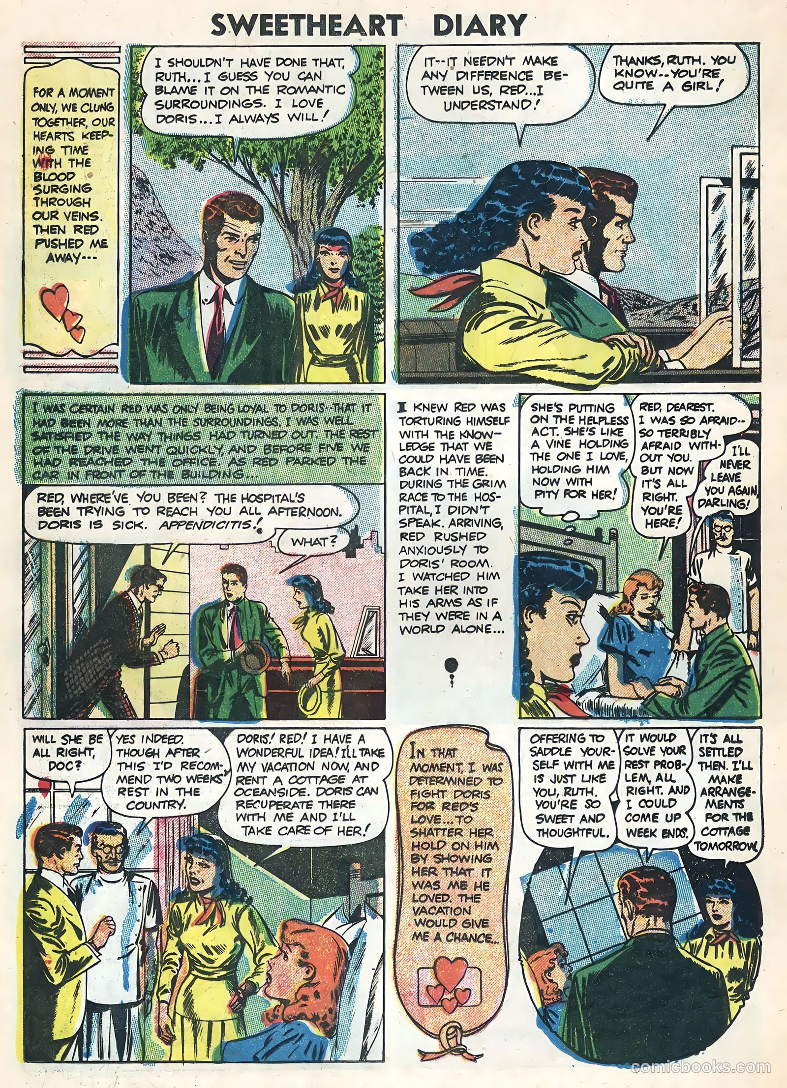Sweetheart Diary #32 (1955) — page 20 of 36