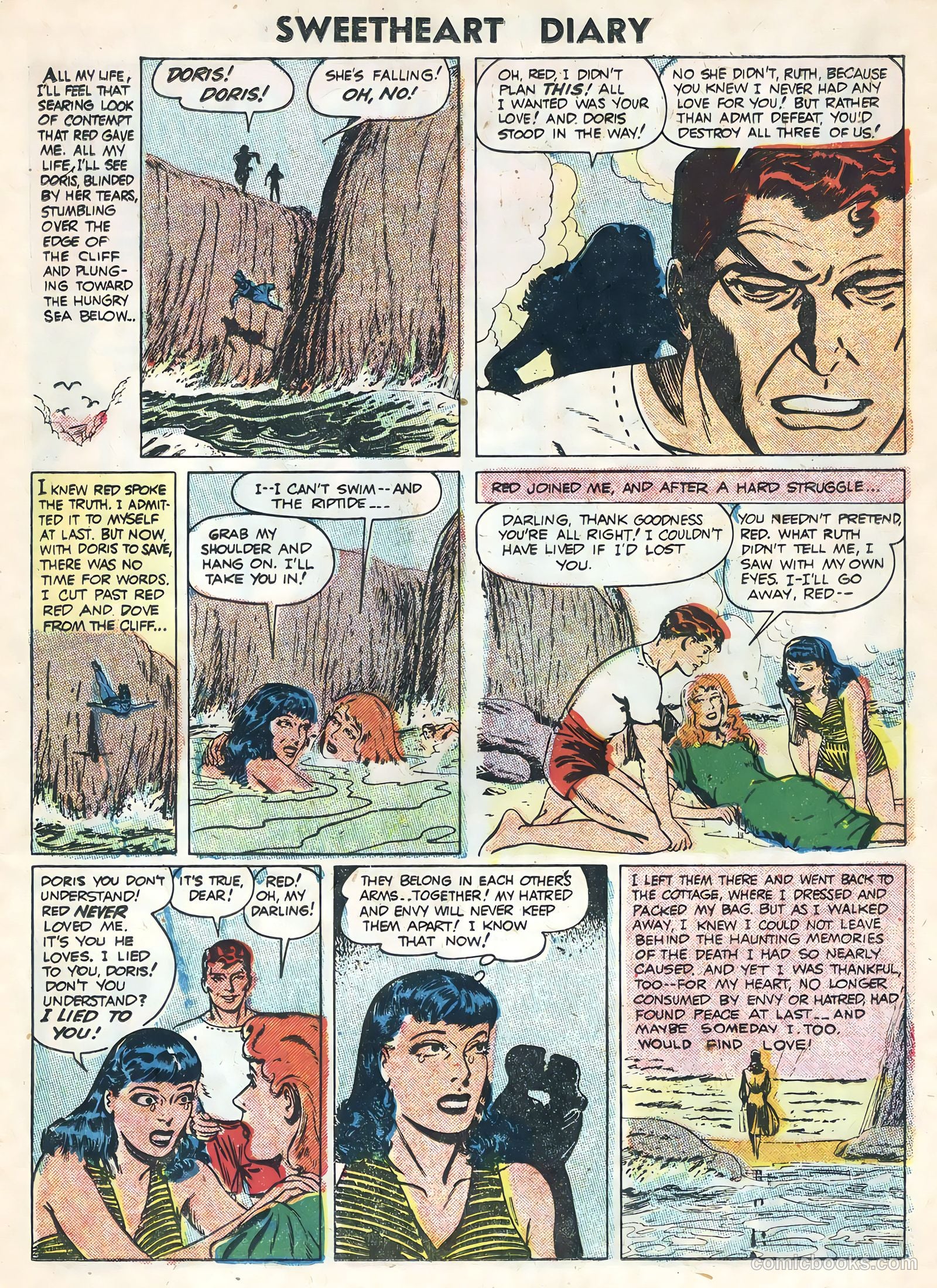 Sweetheart Diary #32 (1955) — page 23 of 36