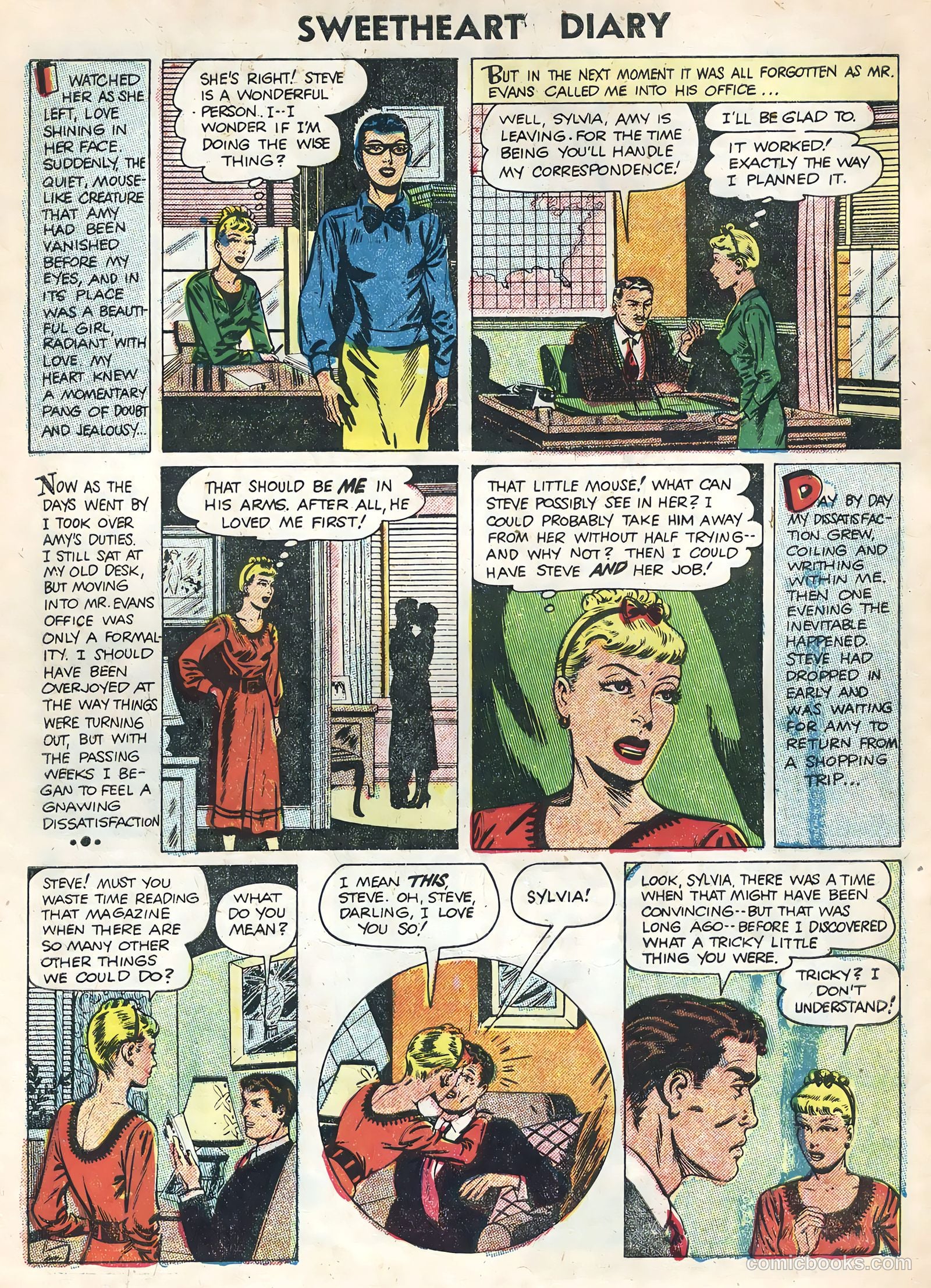 Sweetheart Diary #32 (1955) — page 30 of 36