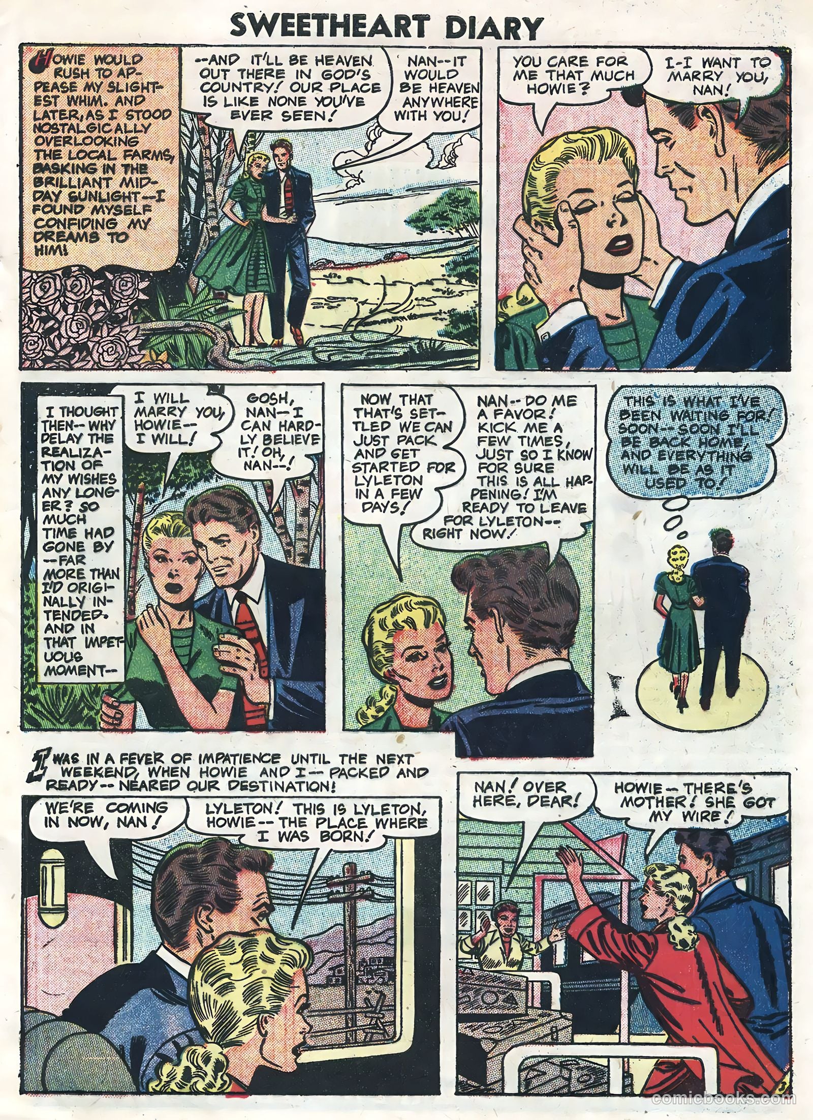 Sweetheart Diary #33 (1956) — page 5 of 36