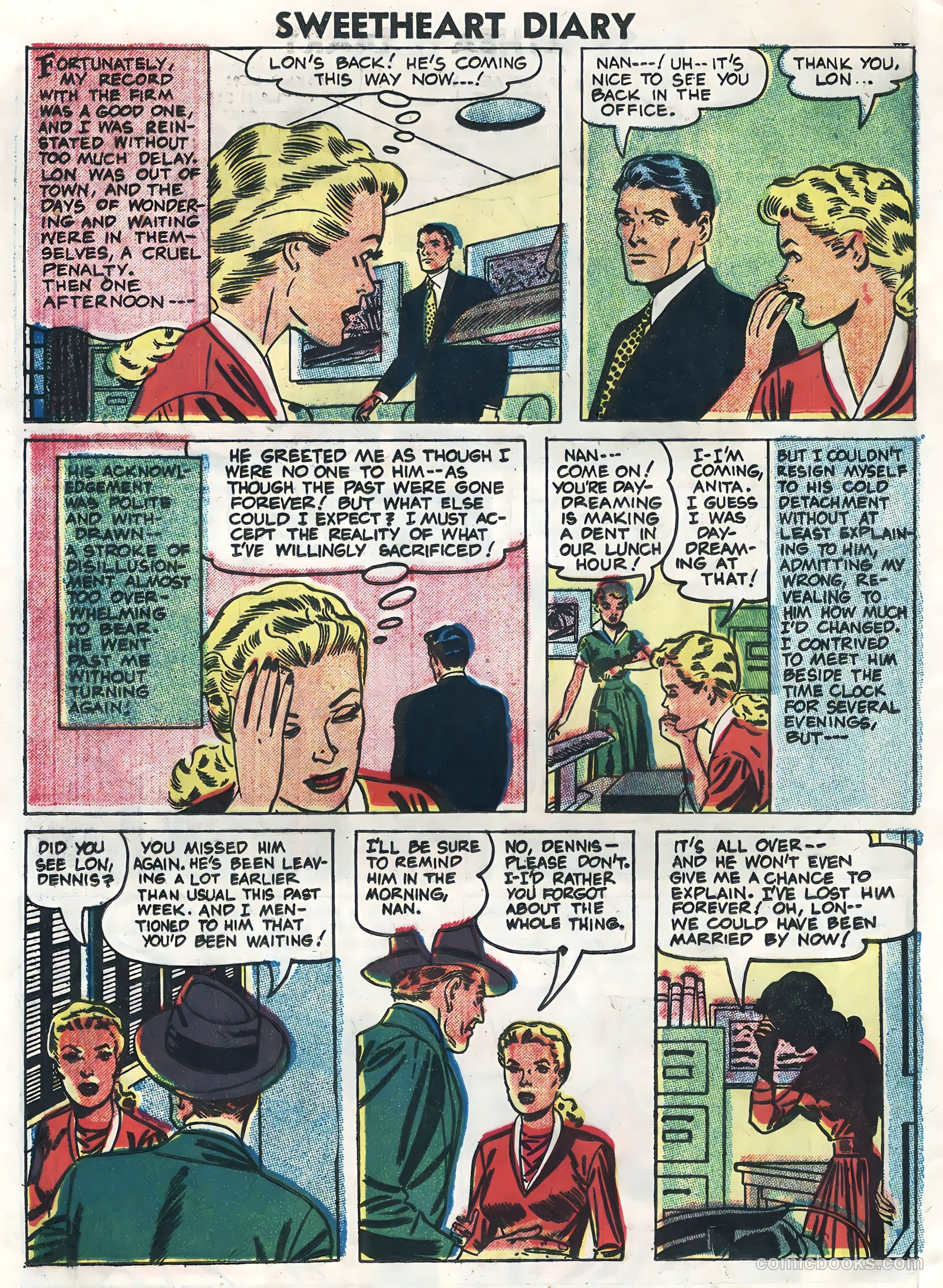 Sweetheart Diary #33 (1956) — page 12 of 36