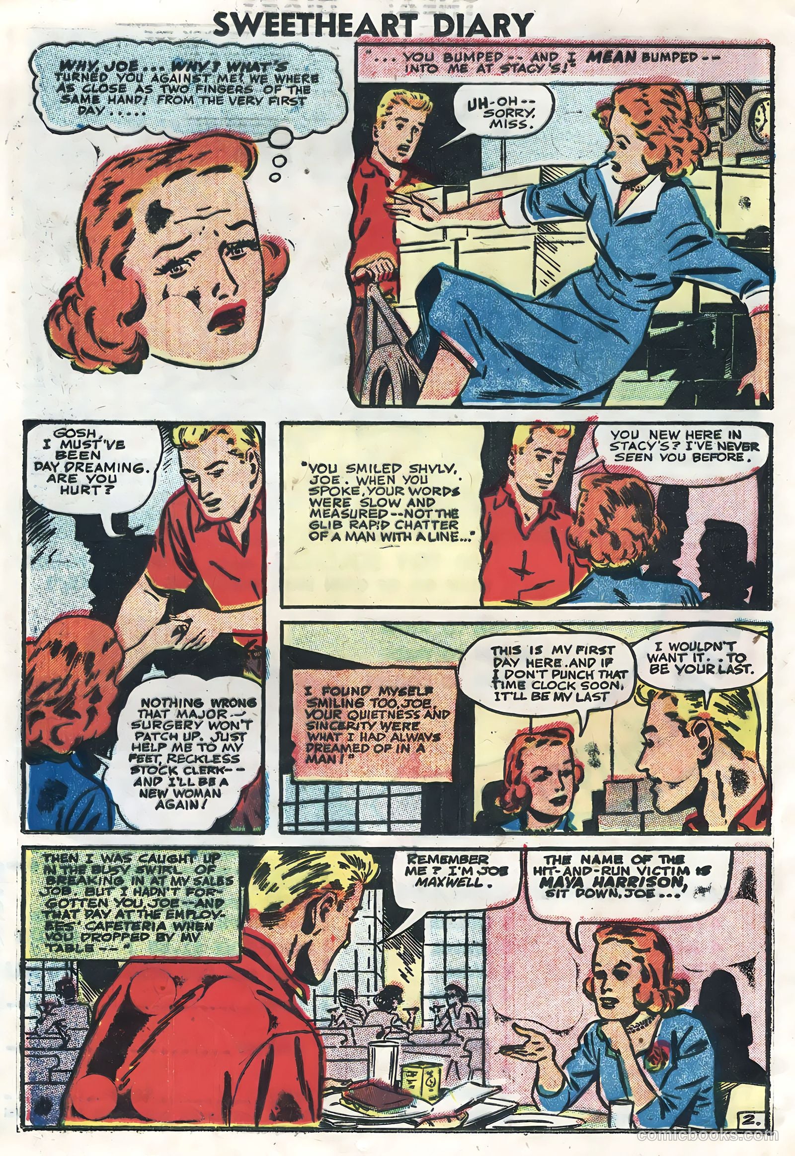 Sweetheart Diary #33 (1956) — page 16 of 36