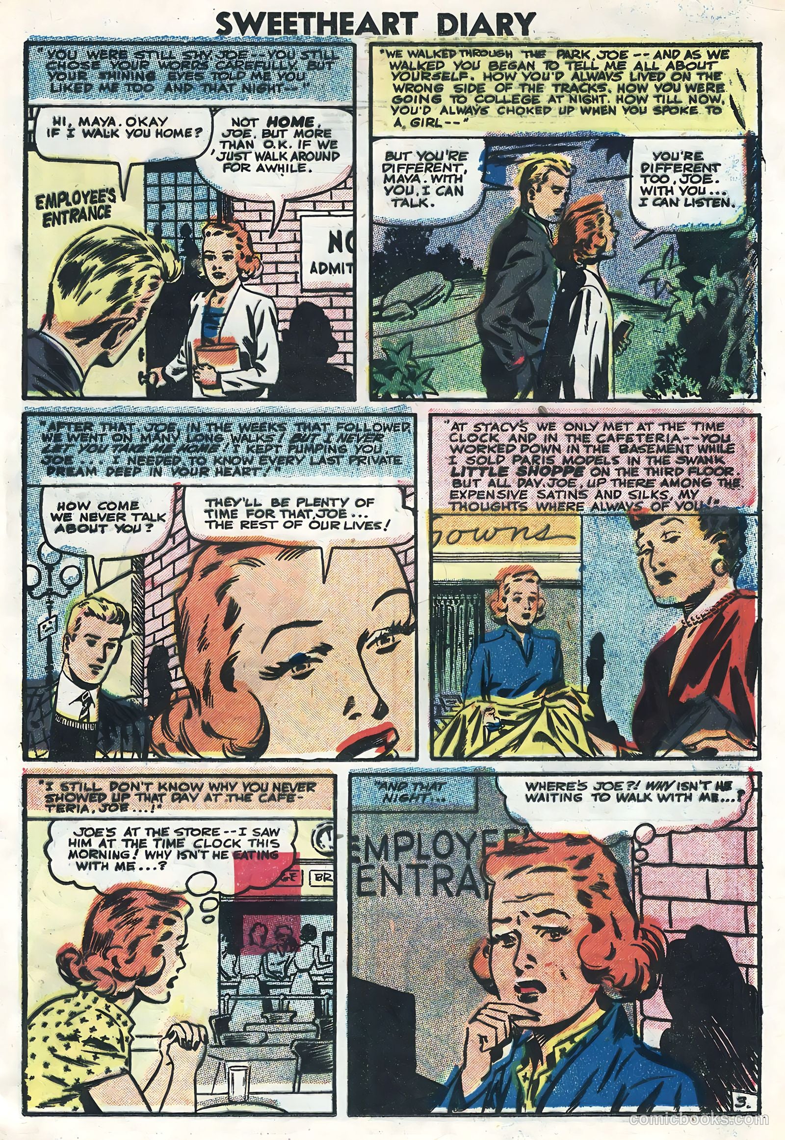 Sweetheart Diary #33 (1956) — page 17 of 36