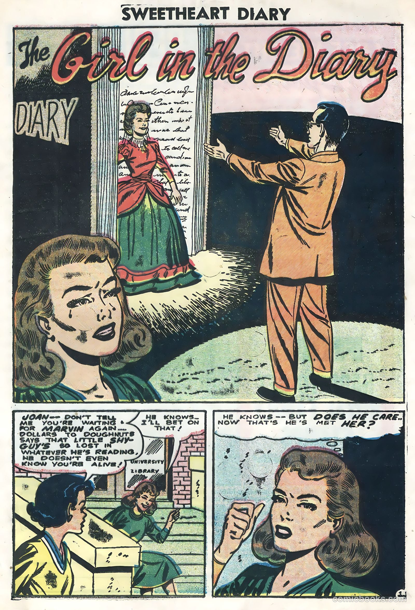 Sweetheart Diary #33 (1956) — page 21 of 36