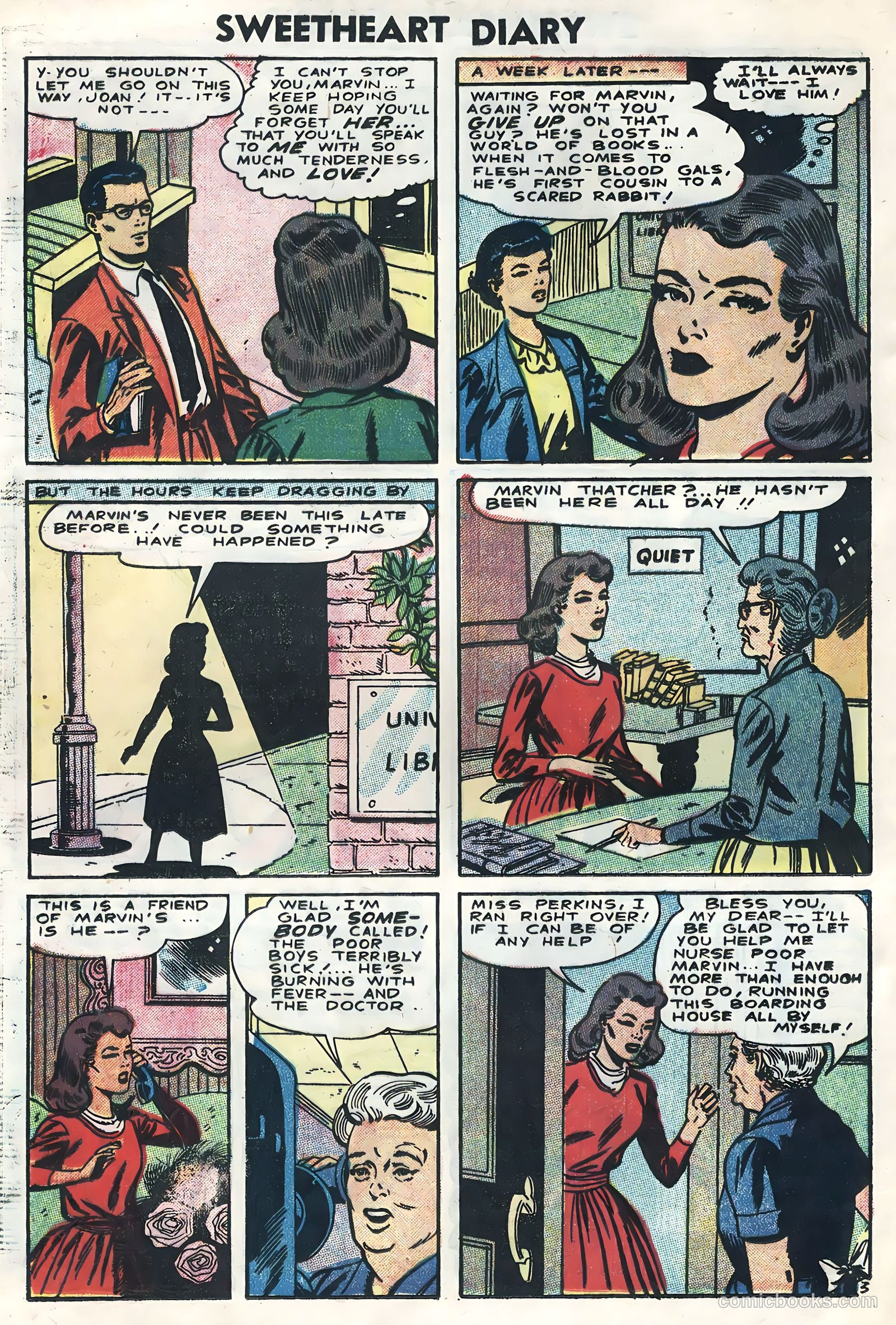 Sweetheart Diary #33 (1956) — page 24 of 36