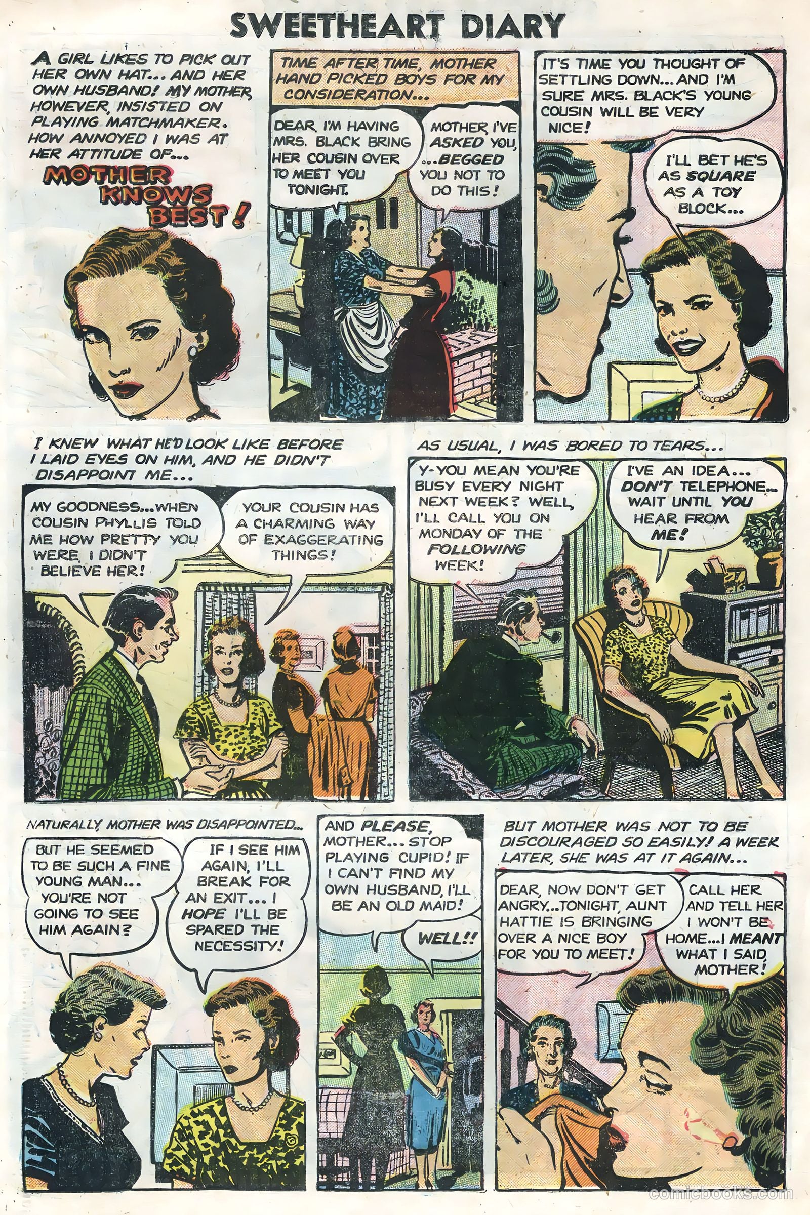 Sweetheart Diary #33 (1956) — page 26 of 36