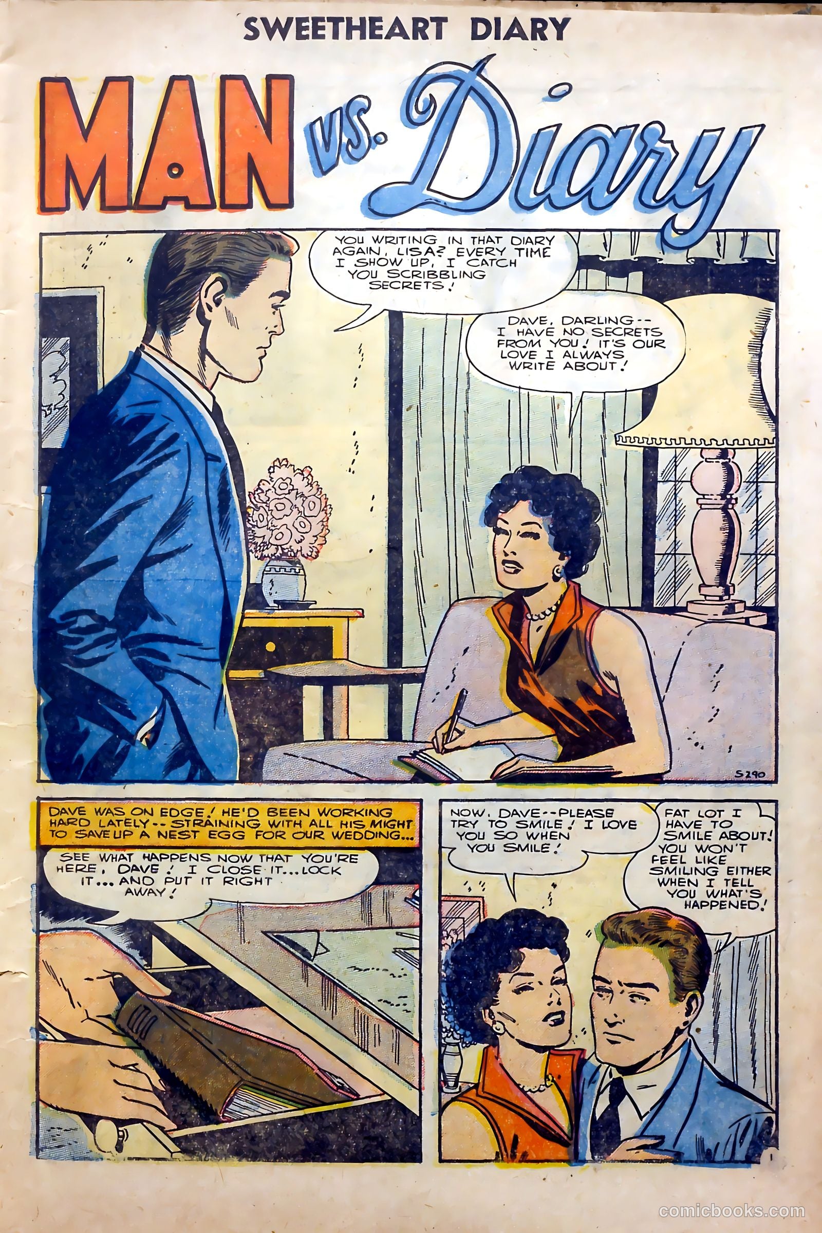Sweetheart Diary #34 (1956) — page 7 of 36