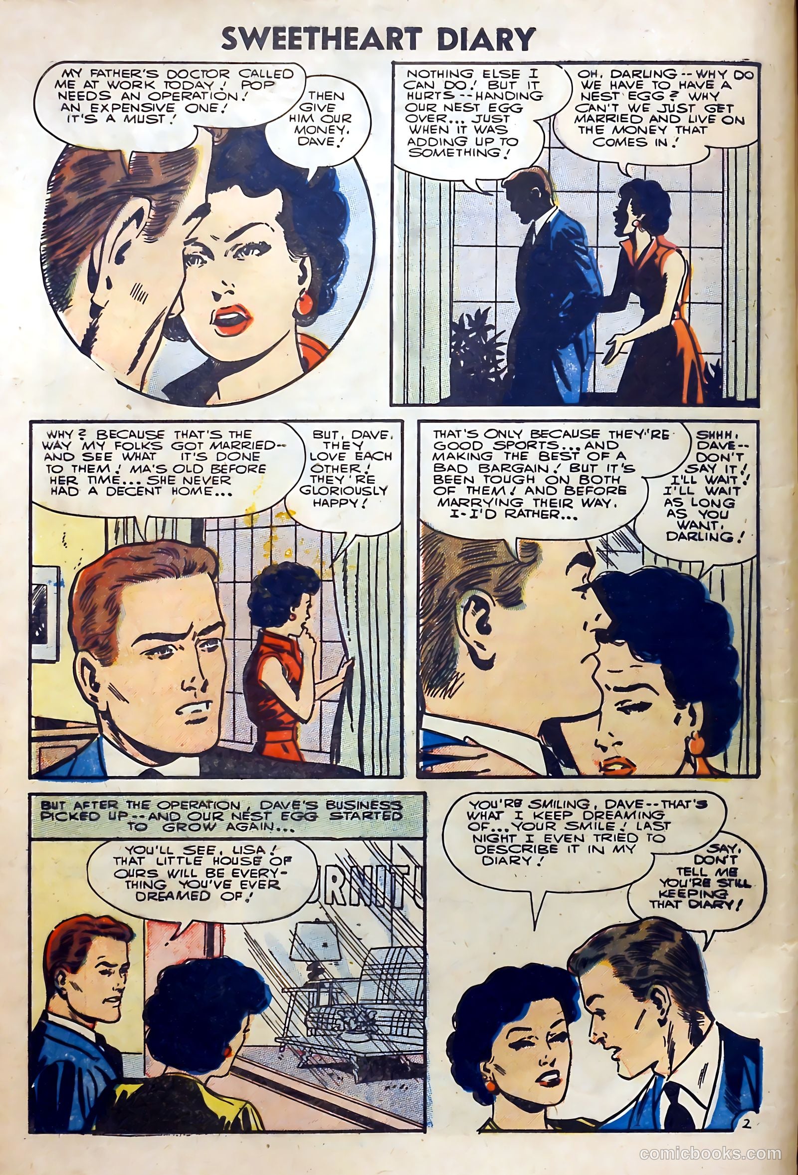 Sweetheart Diary #34 (1956) — page 8 of 36