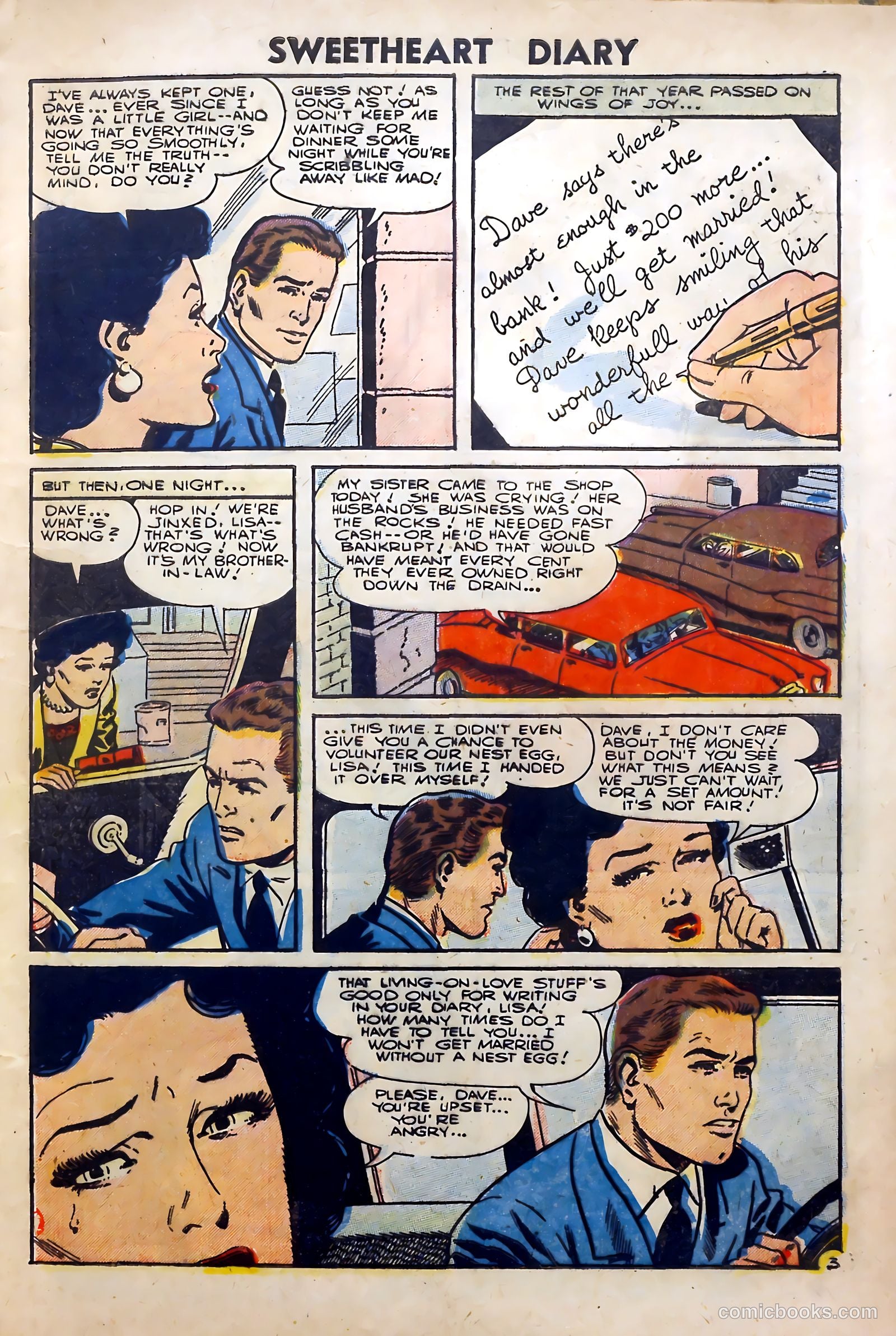 Sweetheart Diary #34 (1956) — page 9 of 36