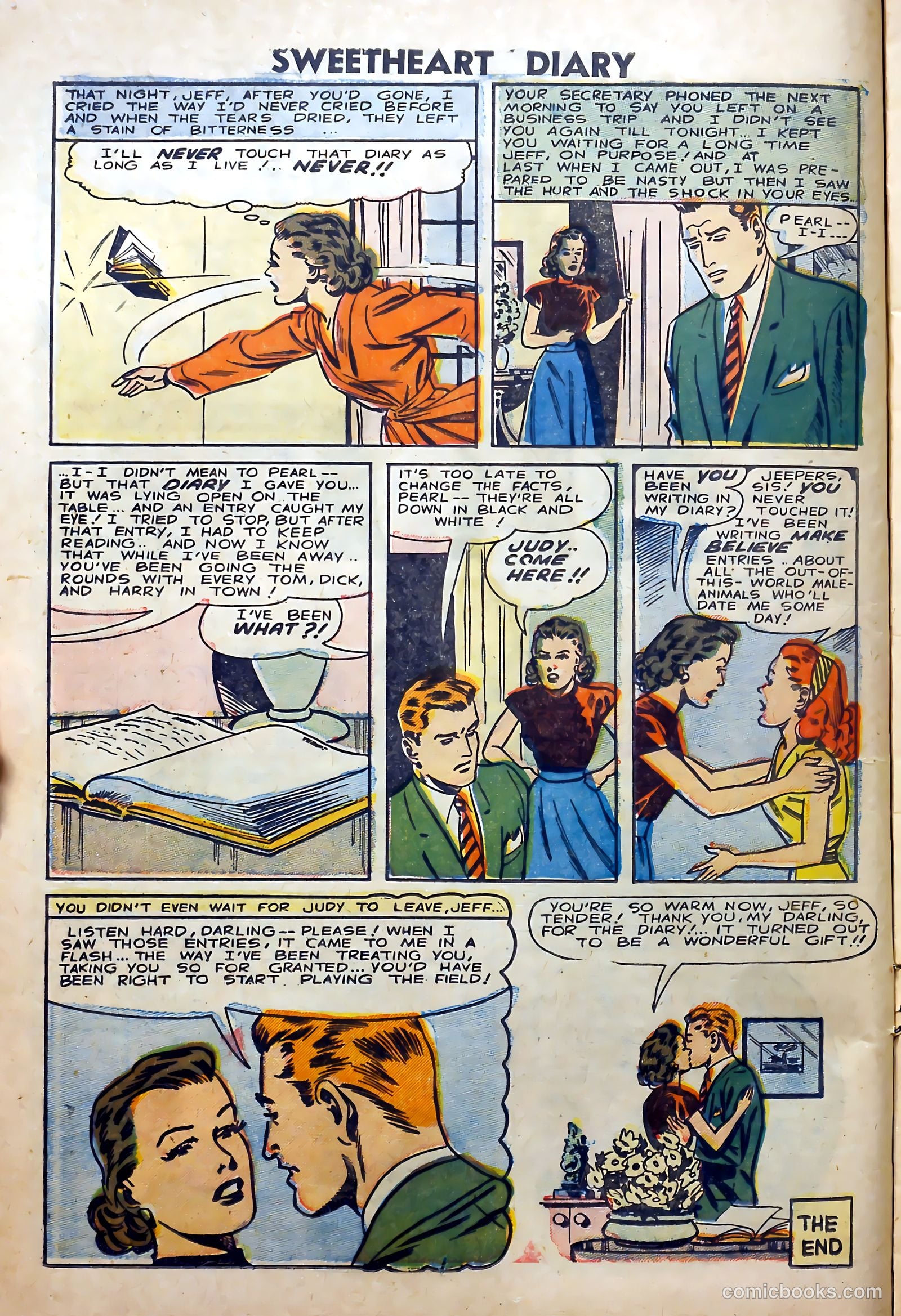 Sweetheart Diary #34 (1956) — page 14 of 36