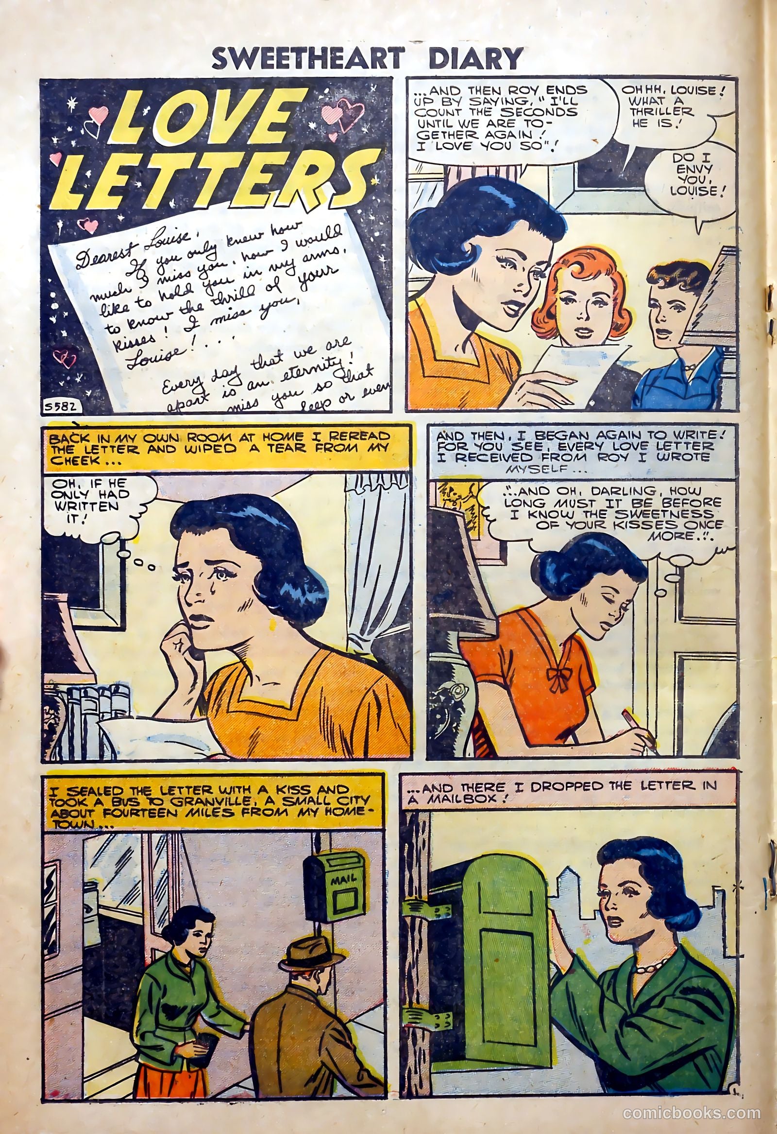 Sweetheart Diary #34 (1956) — page 18 of 36