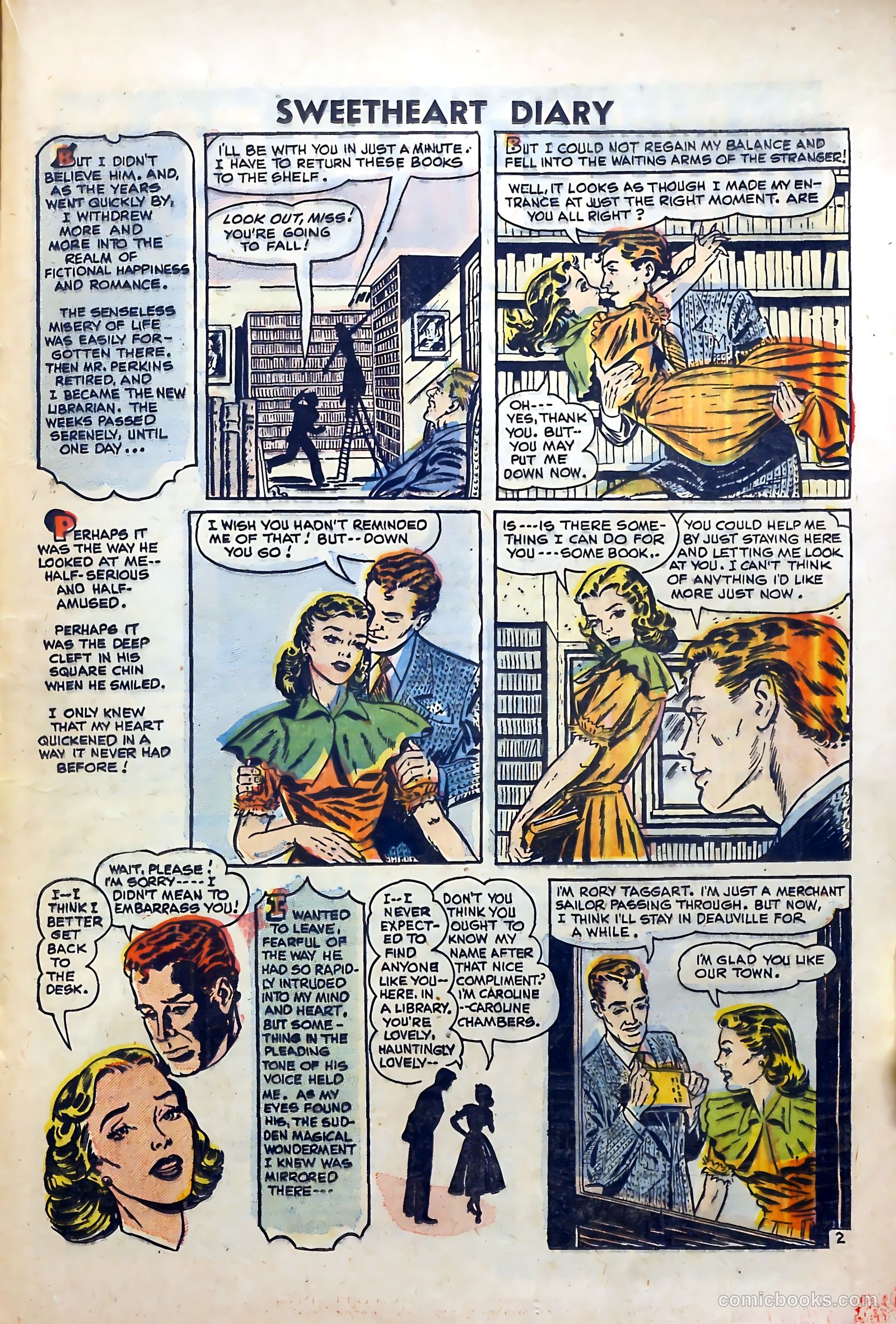 Sweetheart Diary #34 (1956) — page 21 of 36