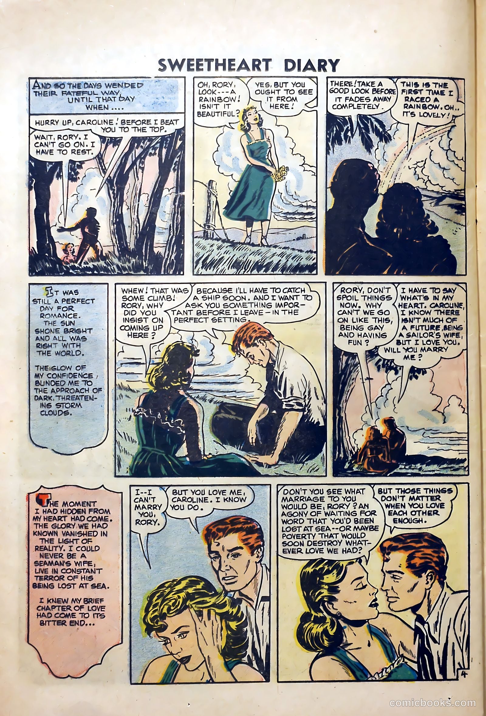 Sweetheart Diary #34 (1956) — page 24 of 36