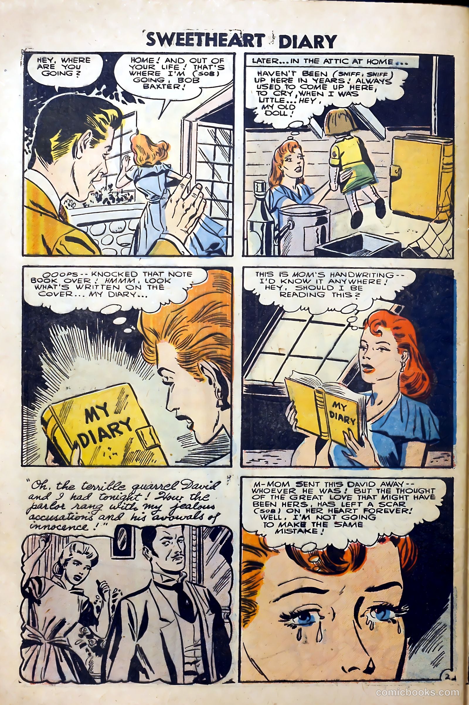 Sweetheart Diary #34 (1956) — page 32 of 36
