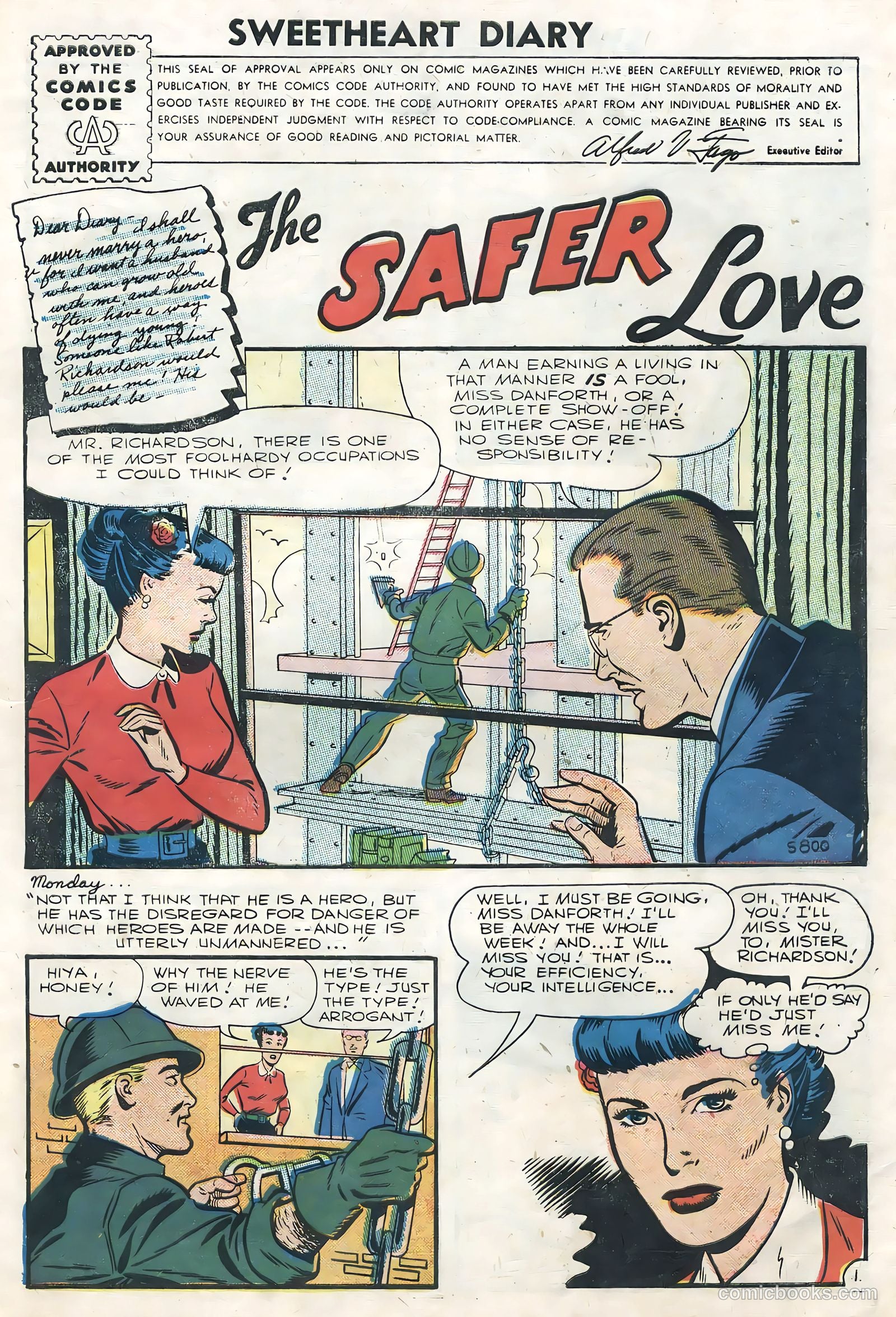Sweetheart Diary #35 (1956) — page 3 of 36