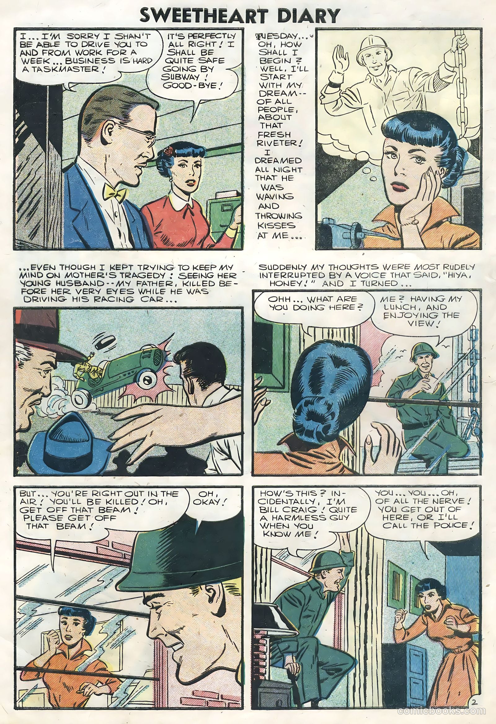 Sweetheart Diary #35 (1956) — page 4 of 36