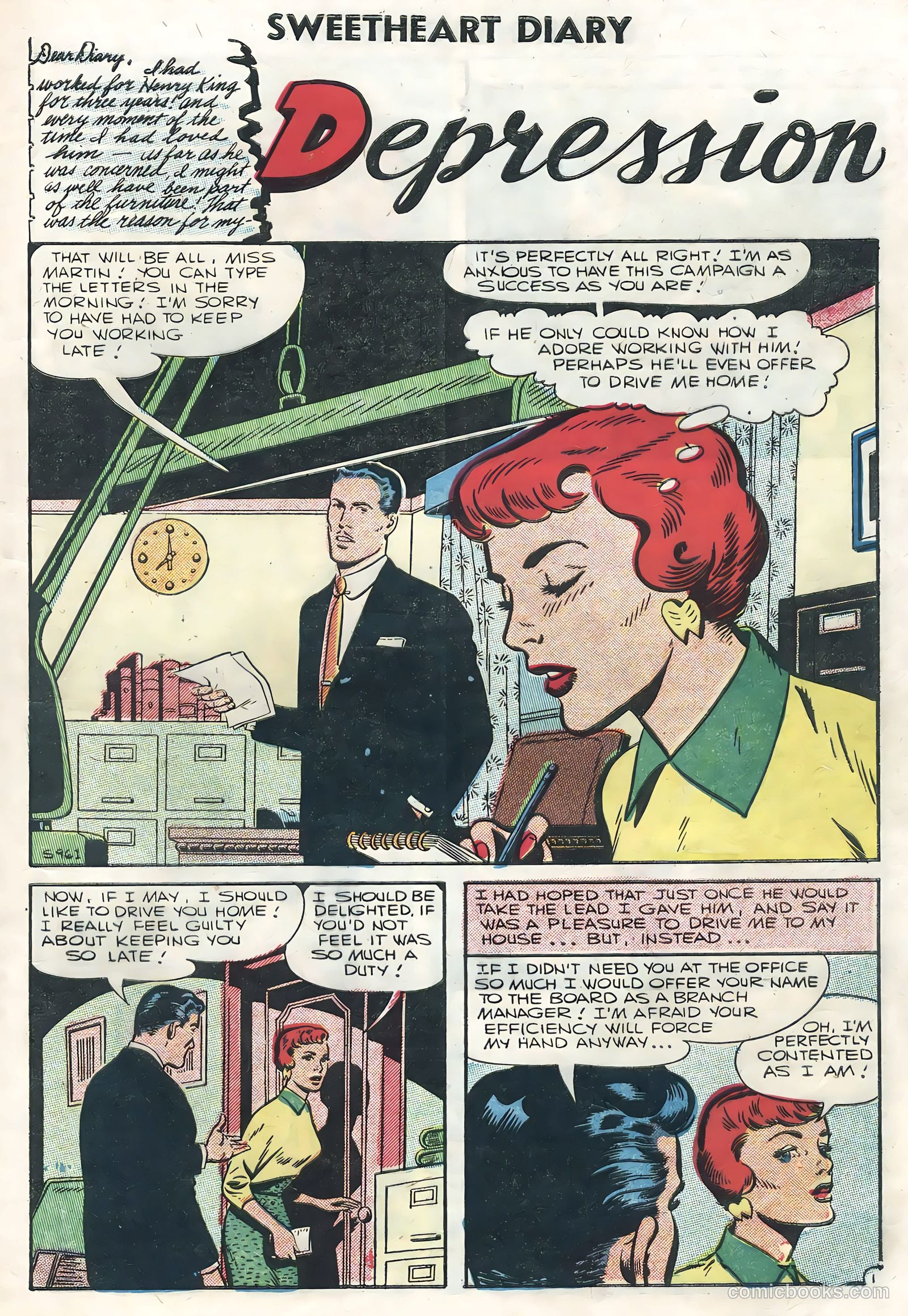 Sweetheart Diary #35 (1956) — page 9 of 36