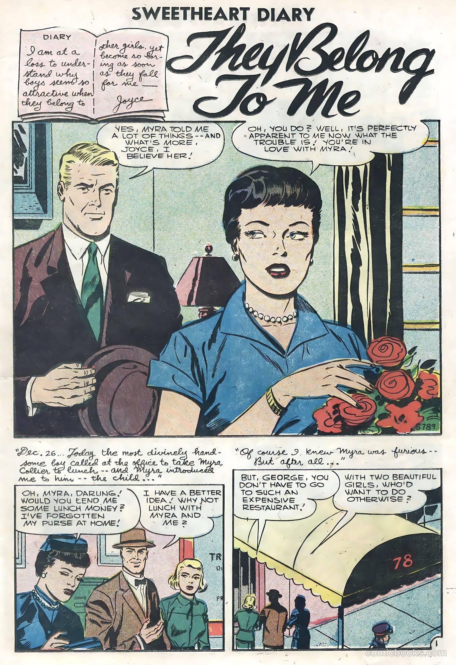 Sweetheart Diary #35 (1956) — page 13 of 36