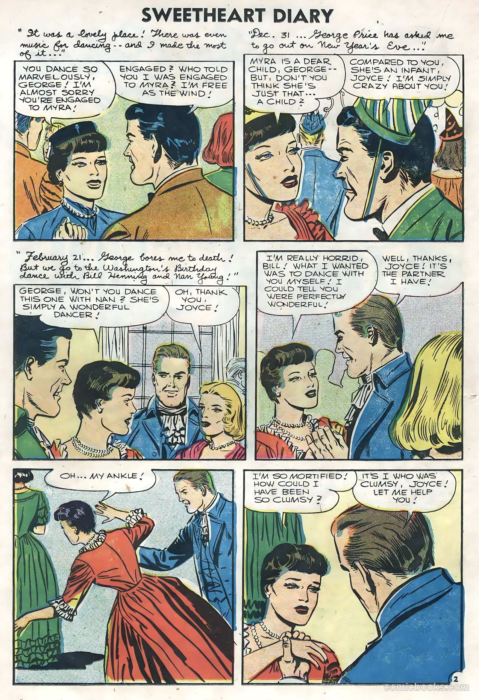 Sweetheart Diary #35 (1956) — page 14 of 36