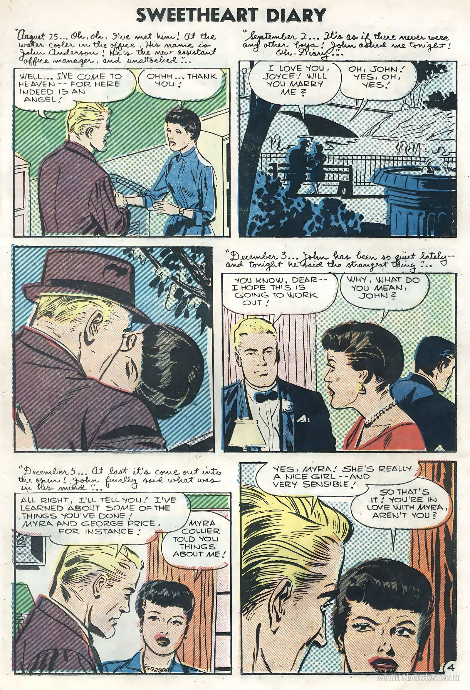 Sweetheart Diary #35 (1956) — page 17 of 36