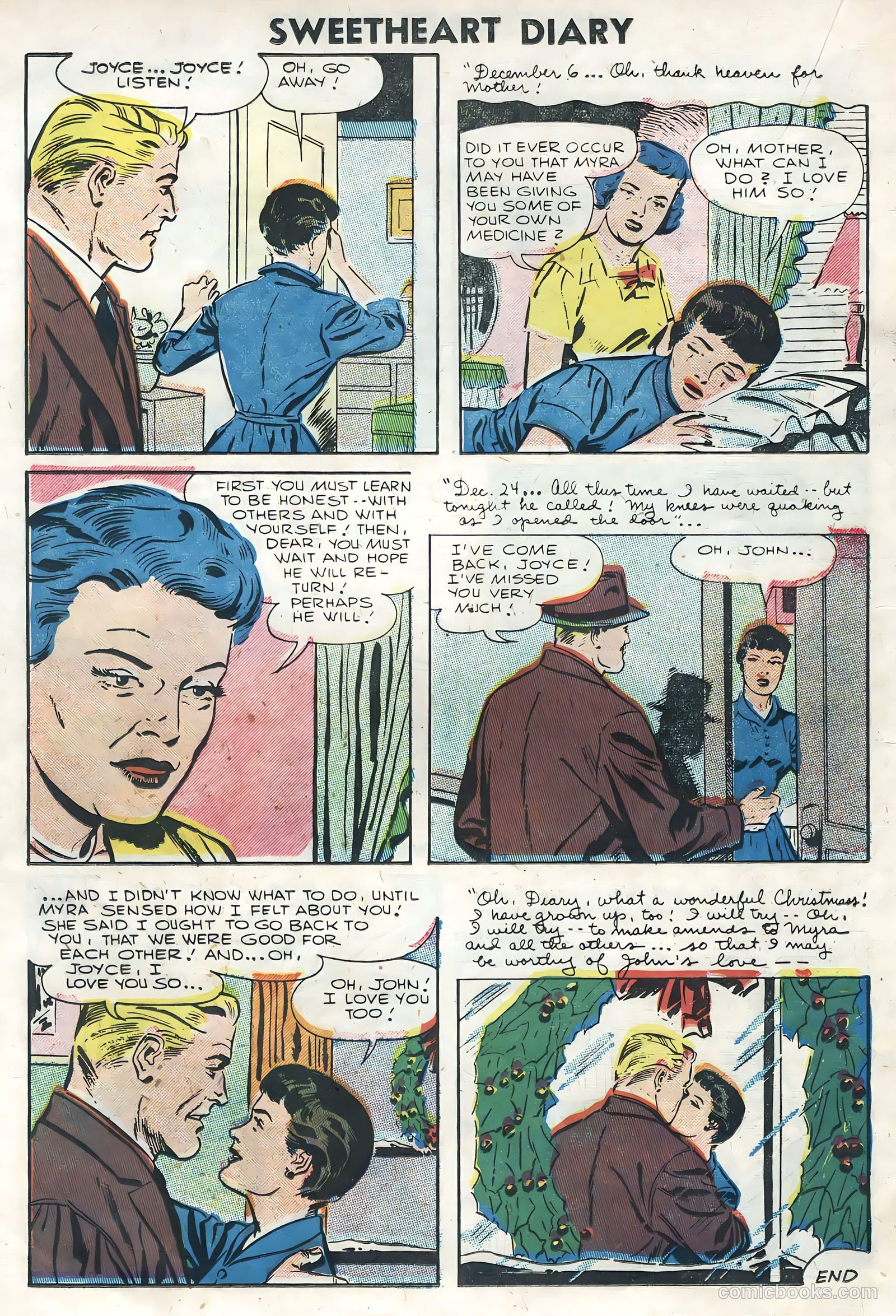 Sweetheart Diary #35 (1956) — page 18 of 36