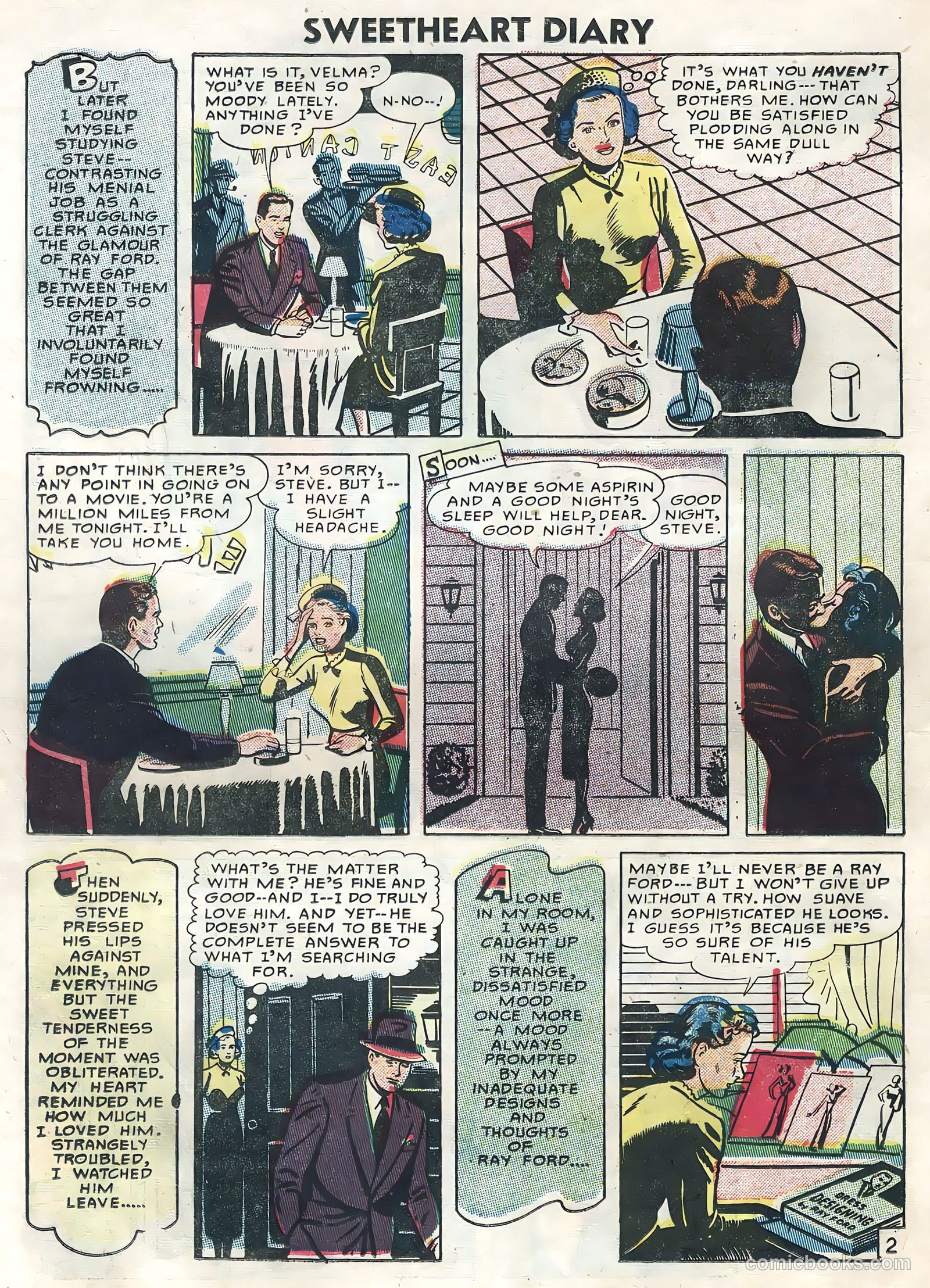 Sweetheart Diary #35 (1956) — page 26 of 36