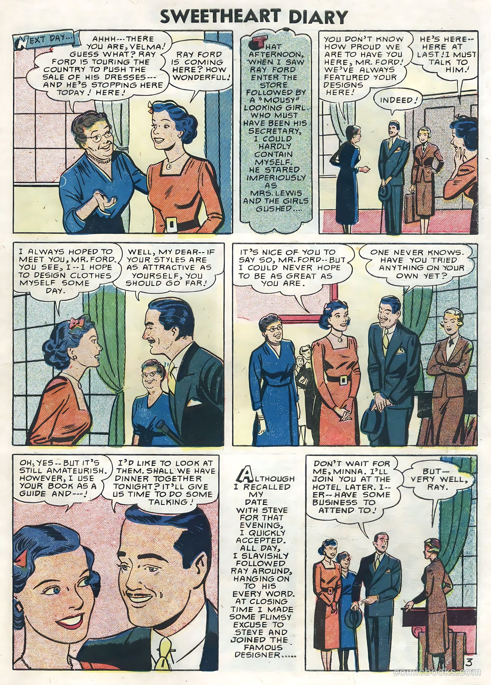 Sweetheart Diary #35 (1956) — page 27 of 36