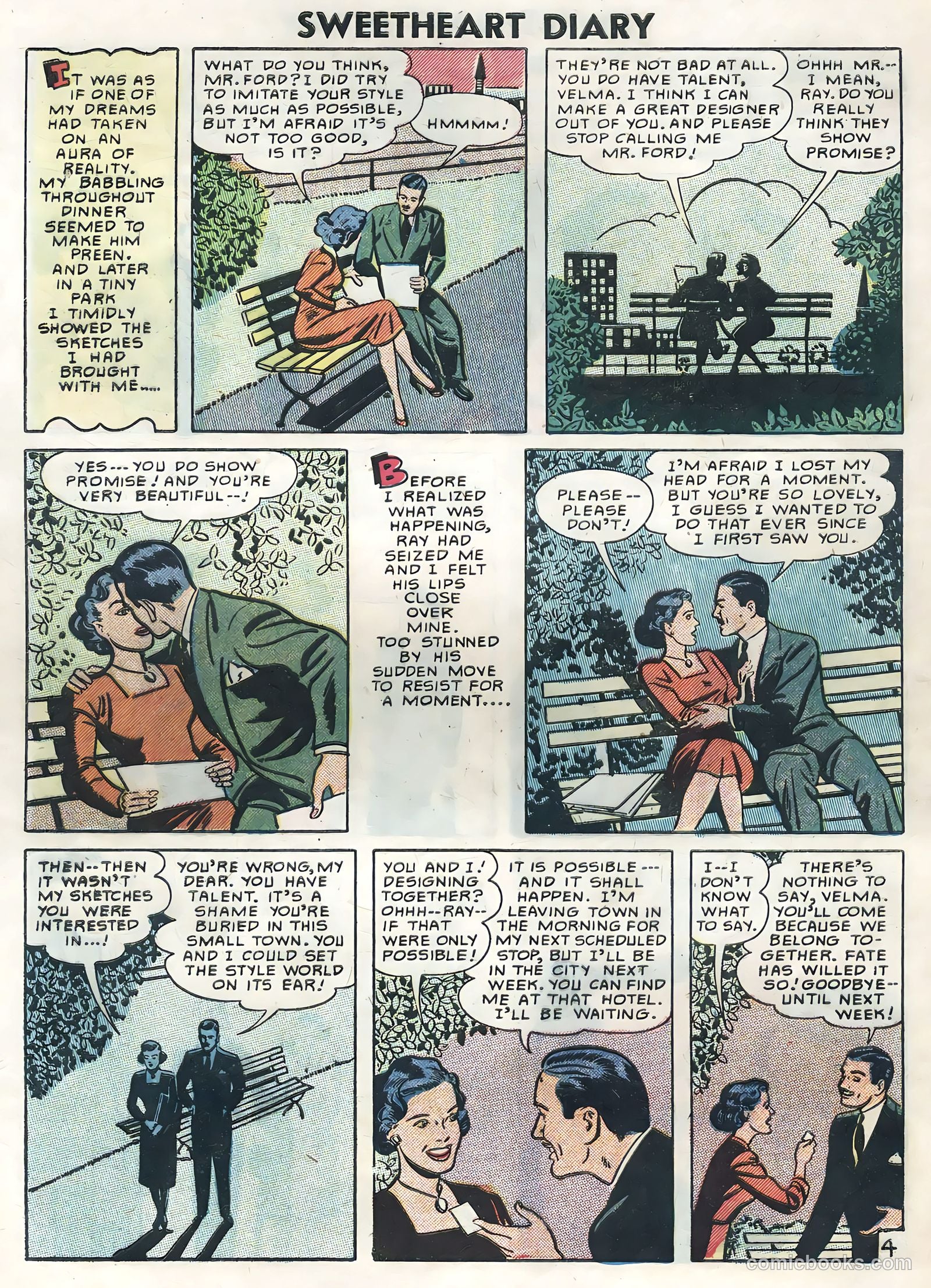 Sweetheart Diary #35 (1956) — page 28 of 36