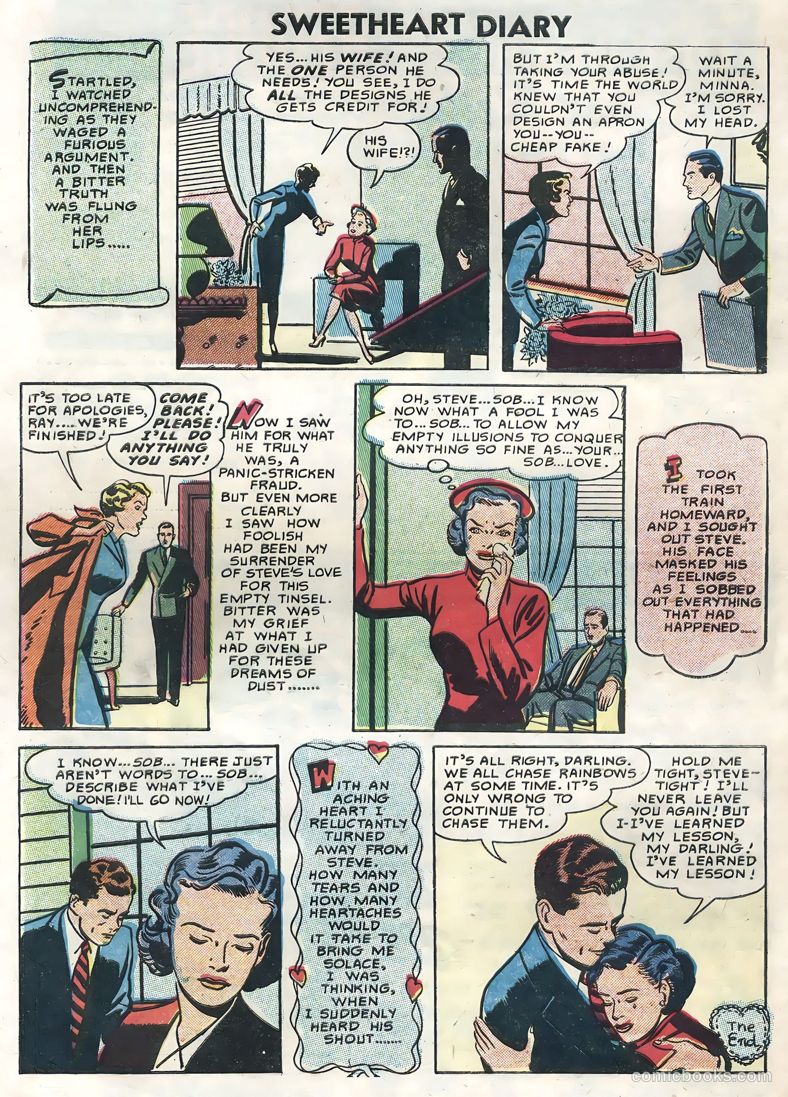 Sweetheart Diary #35 (1956) — page 32 of 36