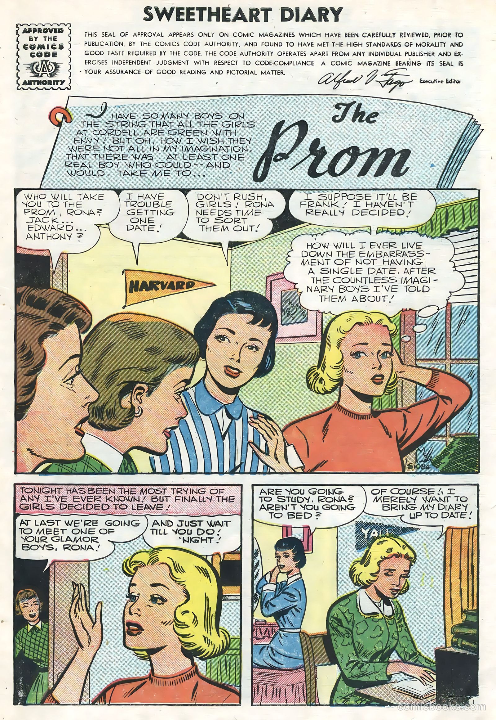 Sweetheart Diary #36 (1957) — page 3 of 36
