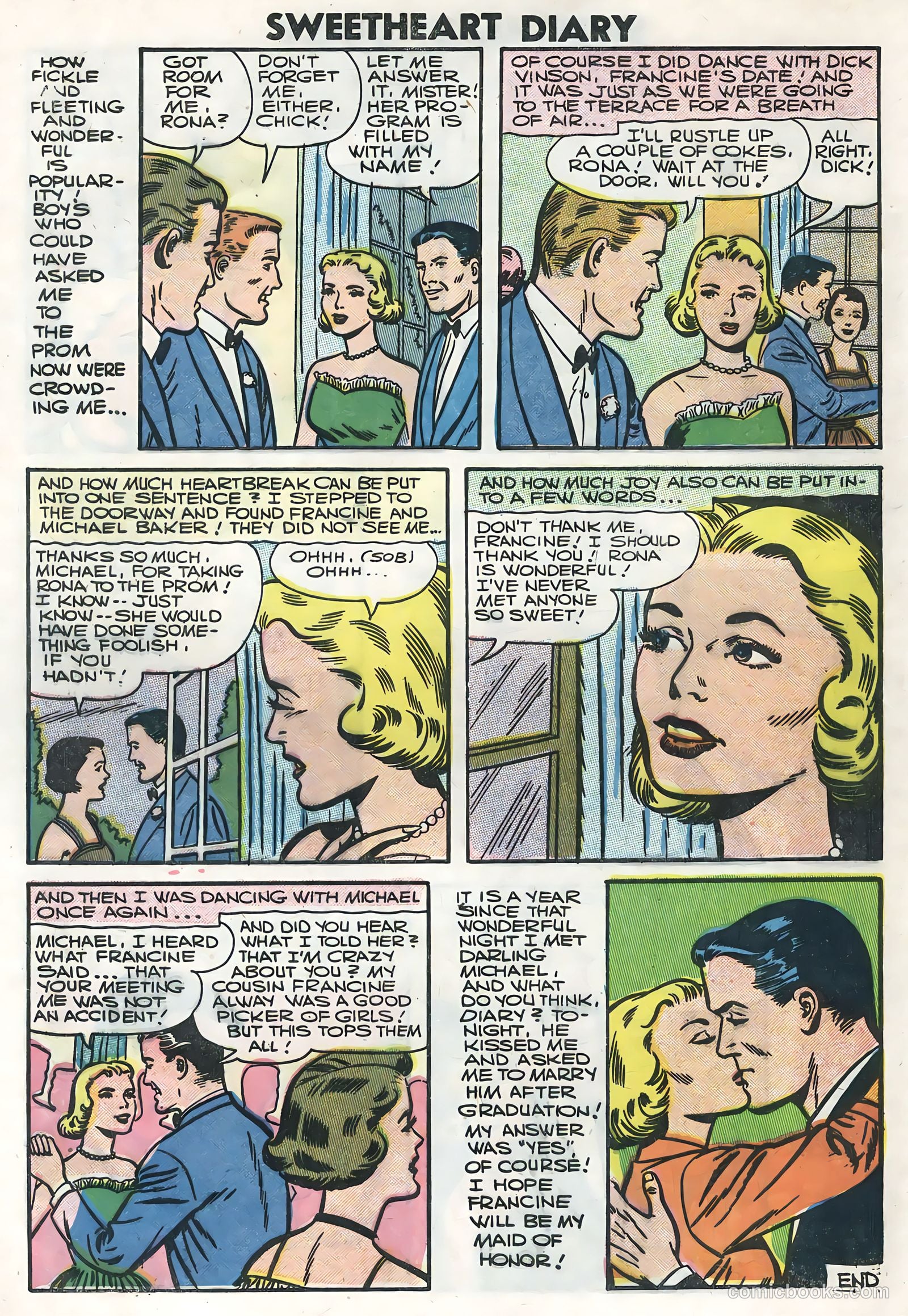 Sweetheart Diary #36 (1957) — page 8 of 36