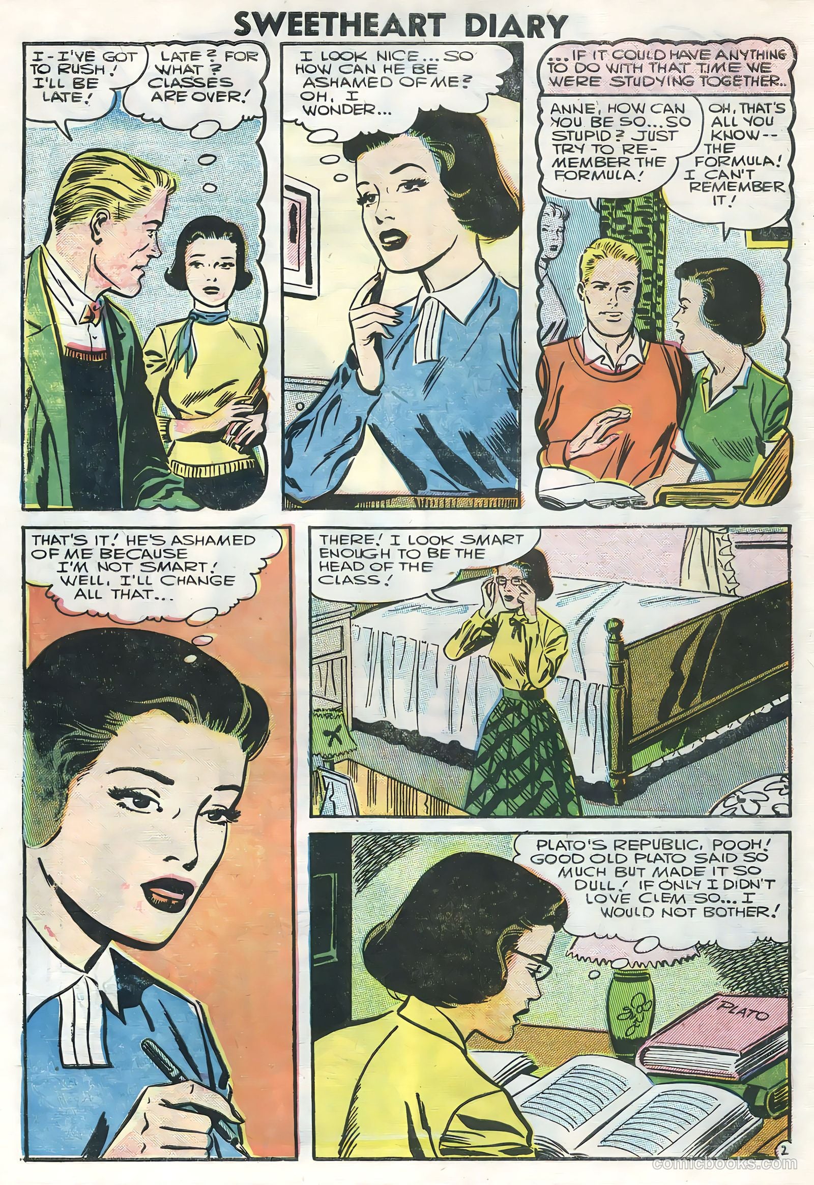 Sweetheart Diary #36 (1957) — page 10 of 36