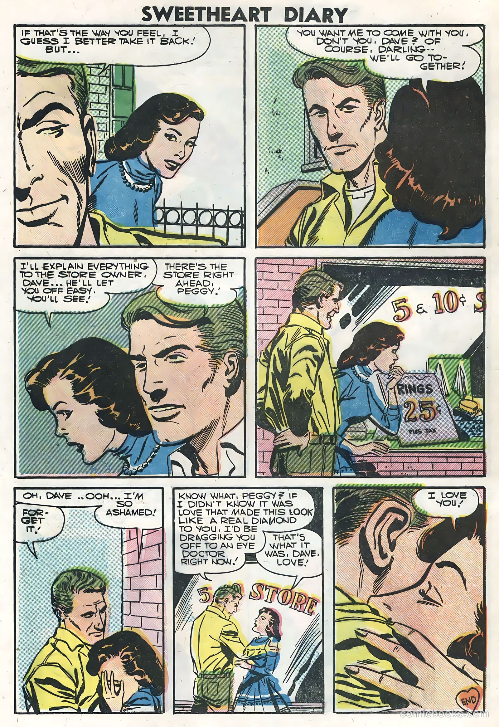 Sweetheart Diary #36 (1957) — page 28 of 36