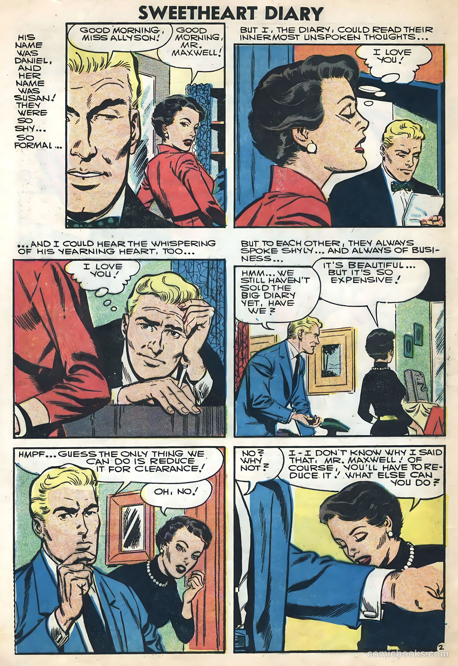 Sweetheart Diary #37 (1957) — page 4 of 36