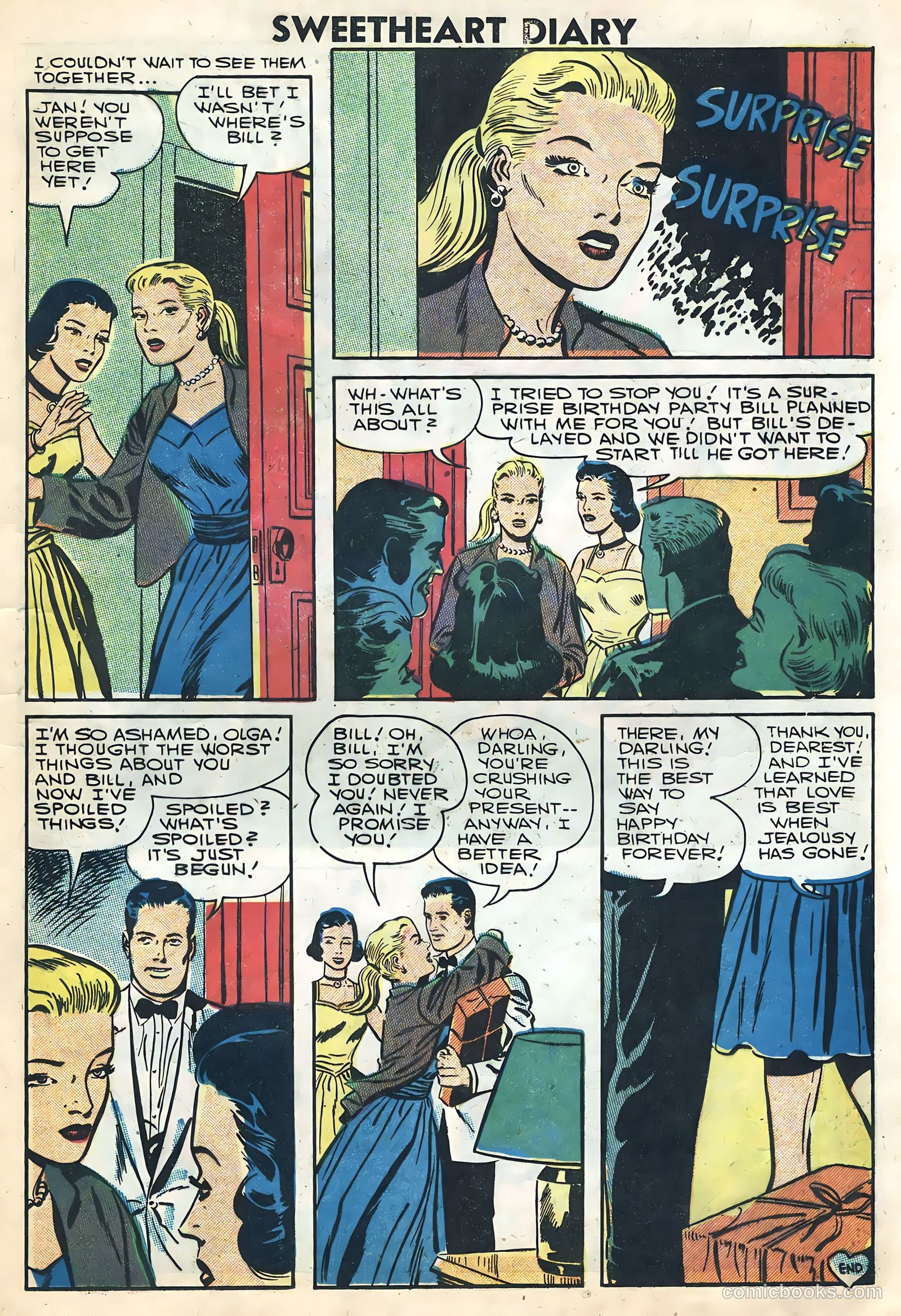 Sweetheart Diary #37 (1957) — page 13 of 36