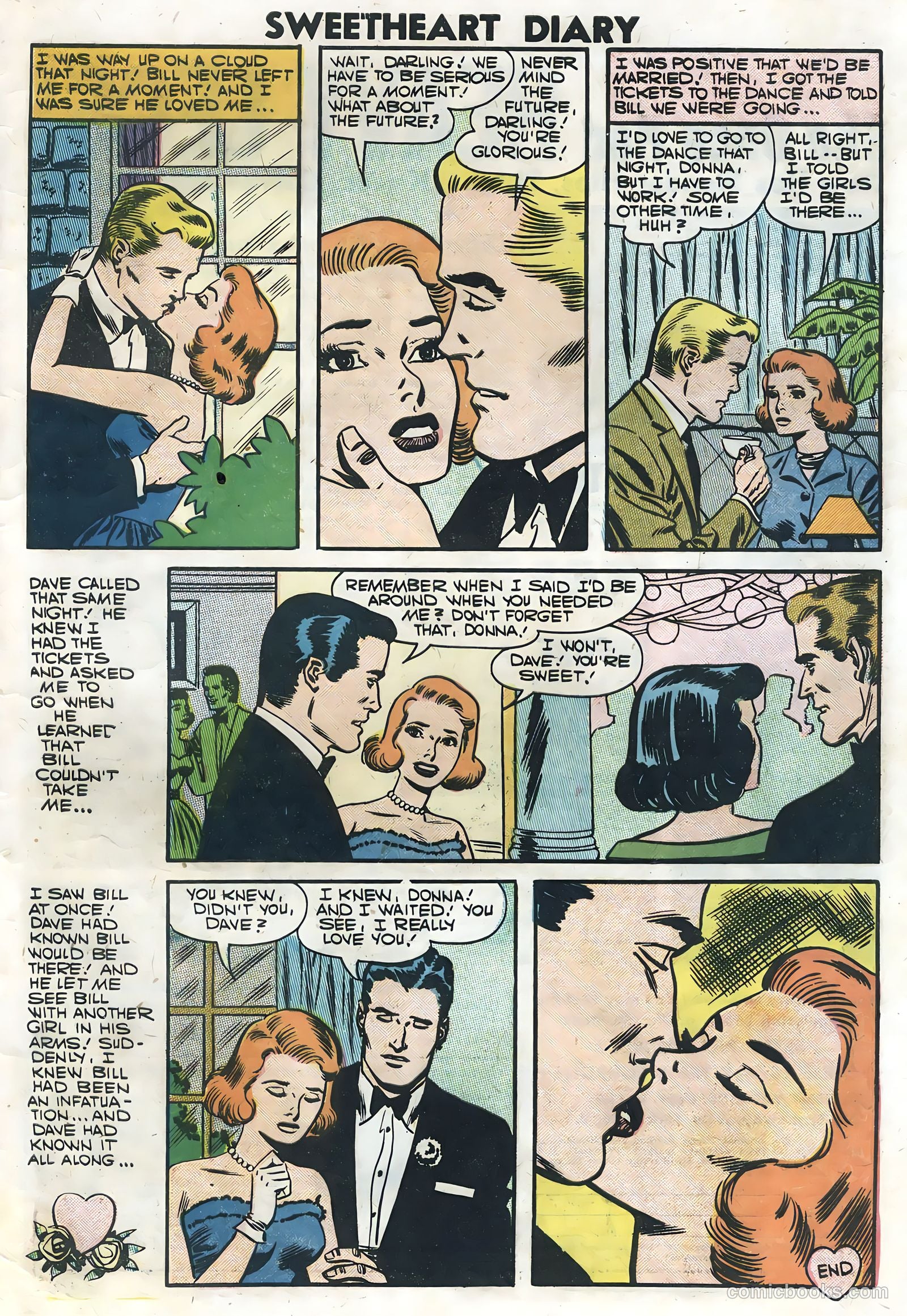 Sweetheart Diary #38 (1957) — page 33 of 36