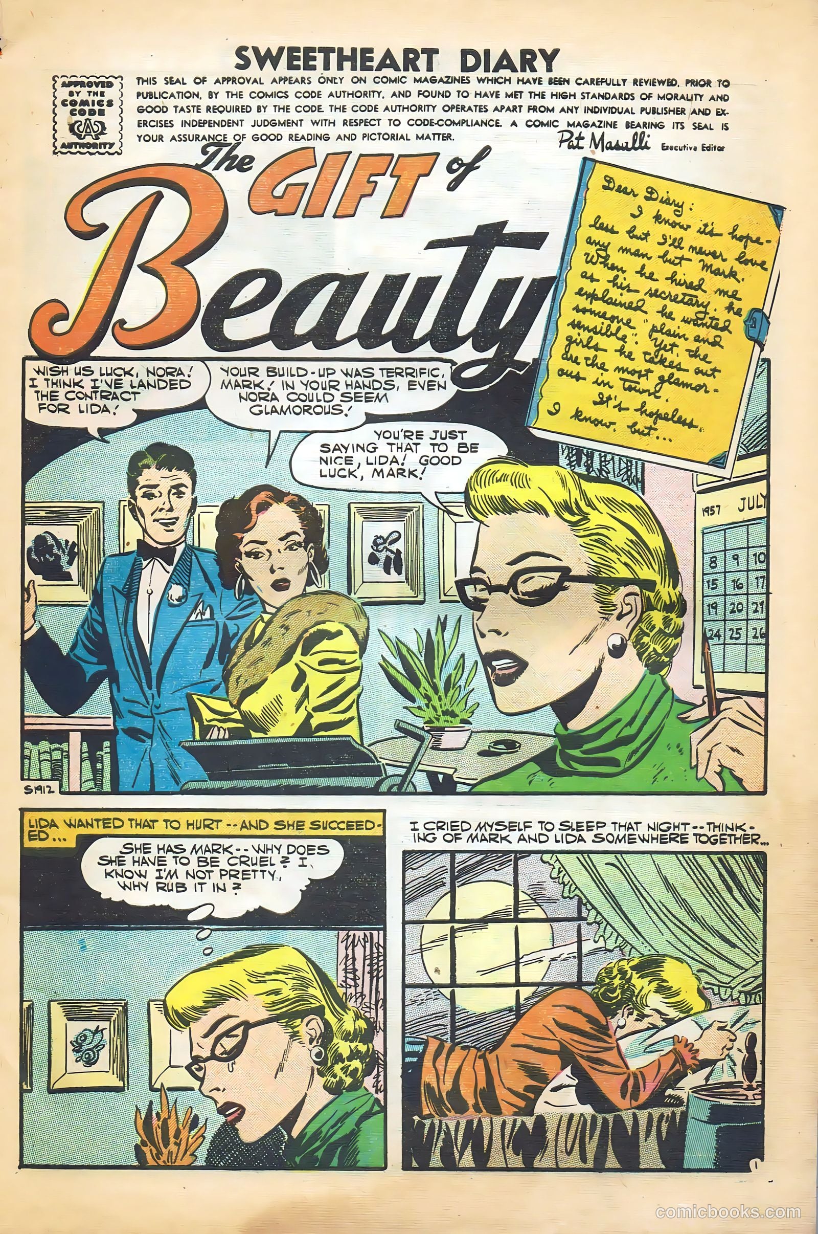Sweetheart Diary #39 (1957) — page 3 of 36