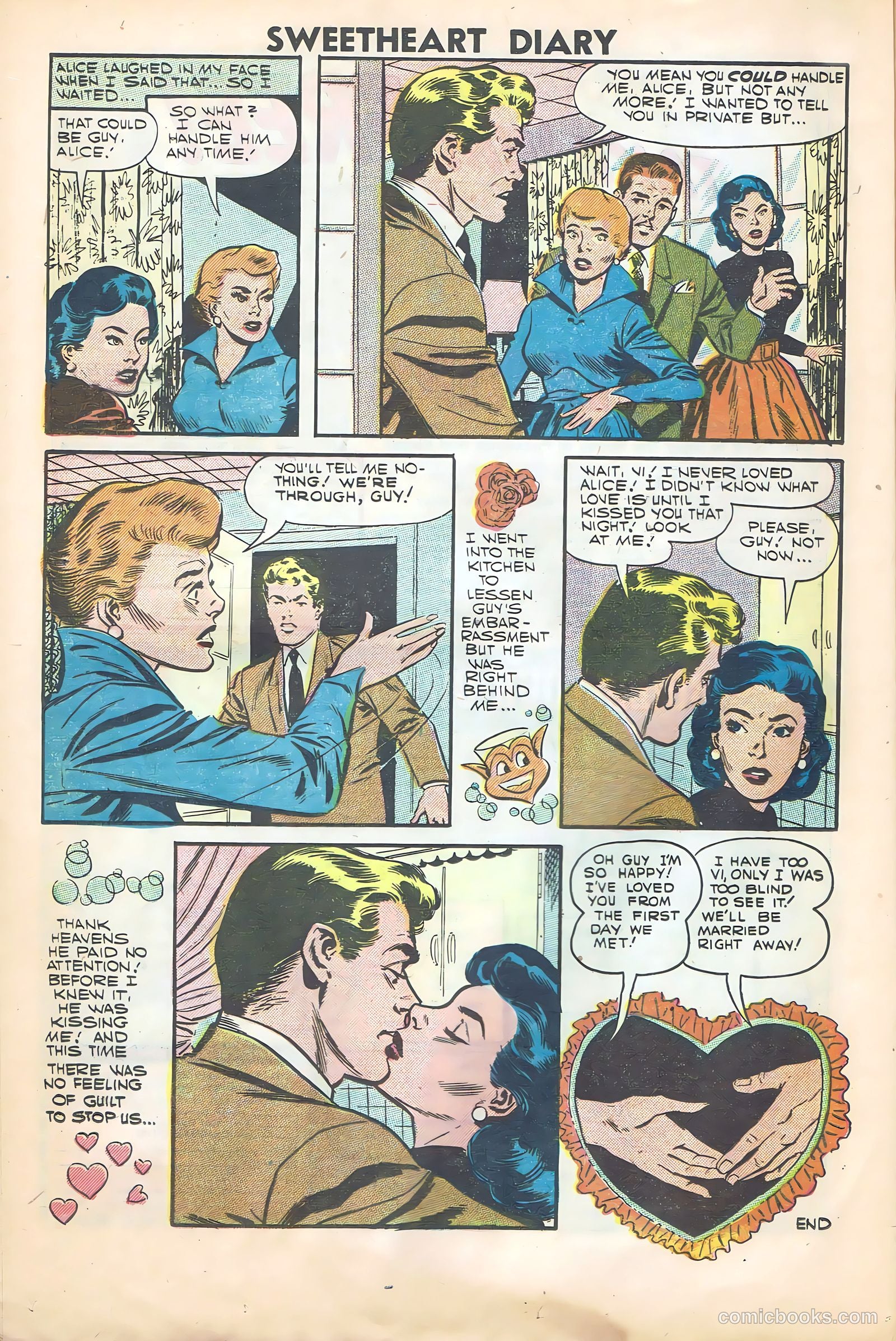 Sweetheart Diary #39 (1957) — page 16 of 36