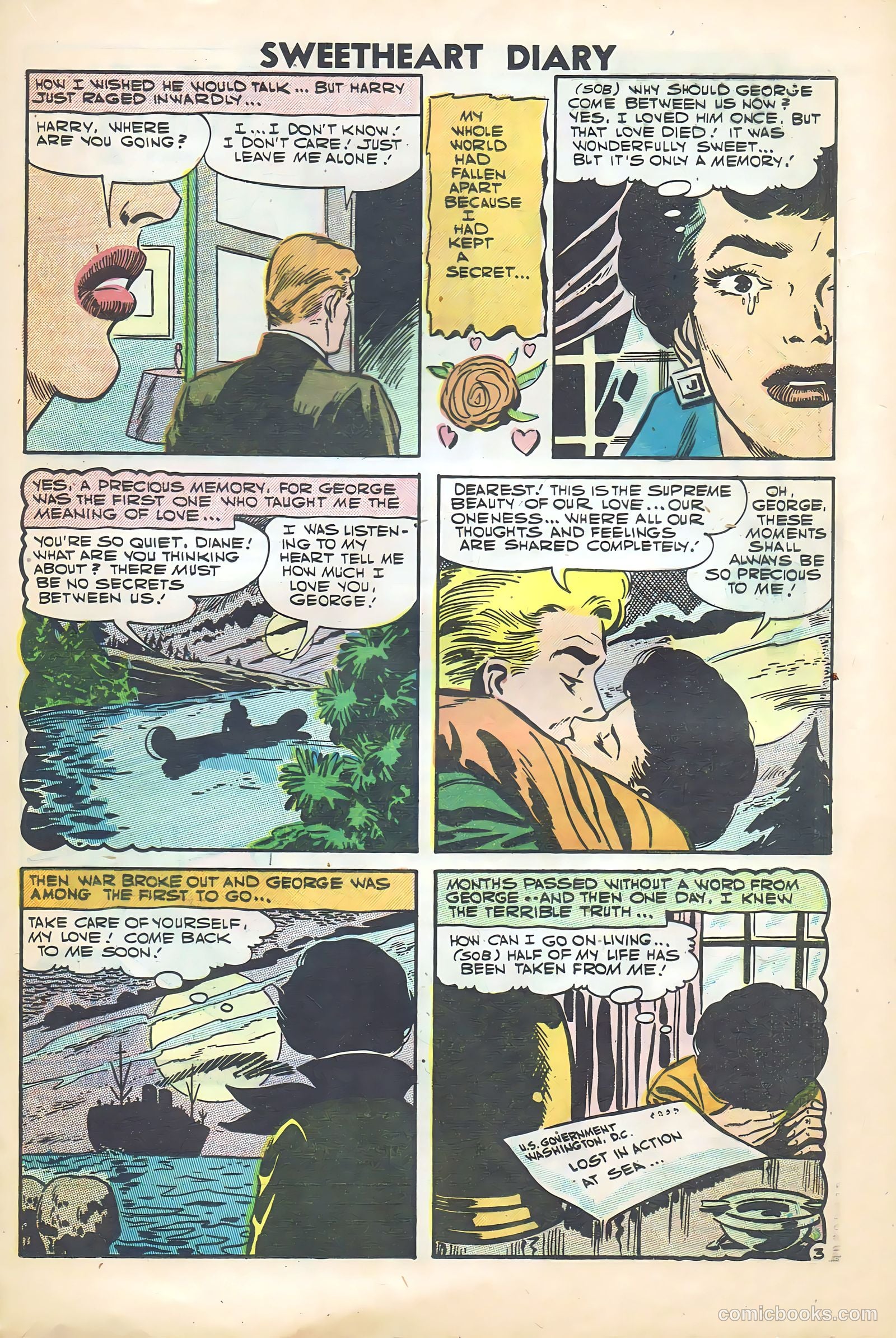 Sweetheart Diary #39 (1957) — page 21 of 36