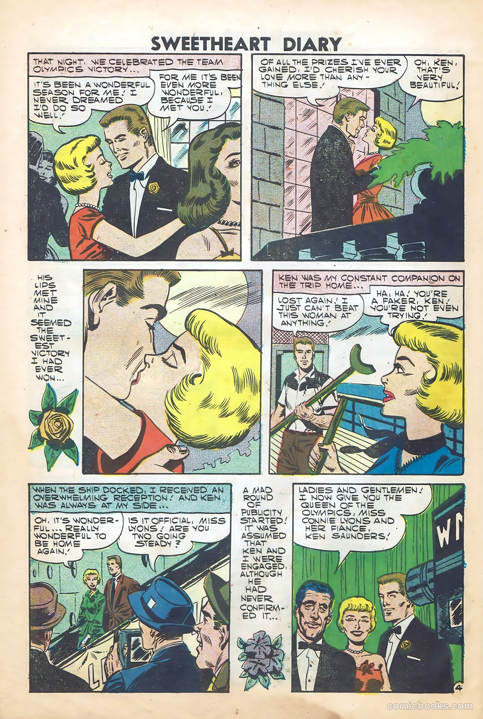 Sweetheart Diary #39 (1957) — page 30 of 36